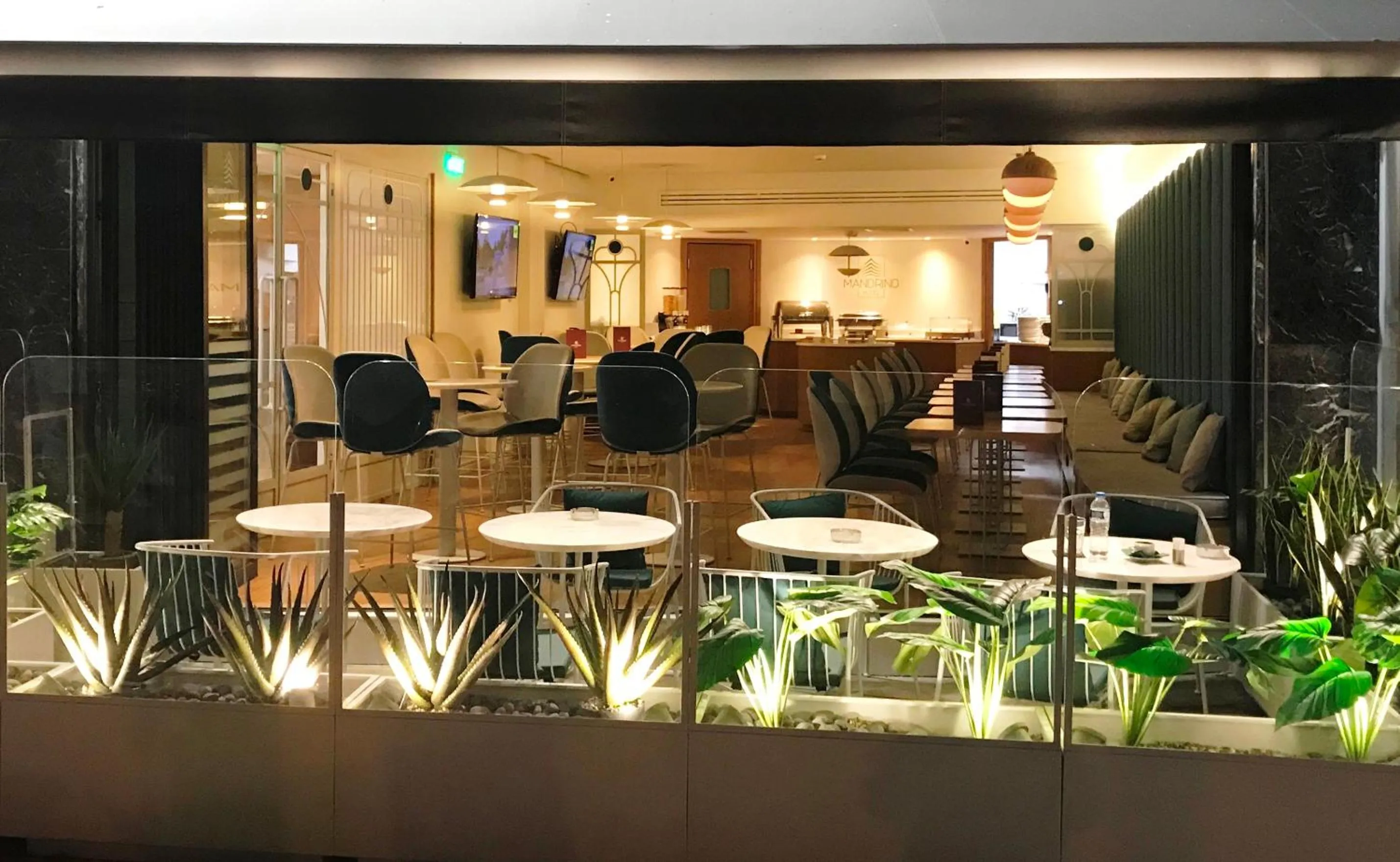 Patio in Mandrino Hotel