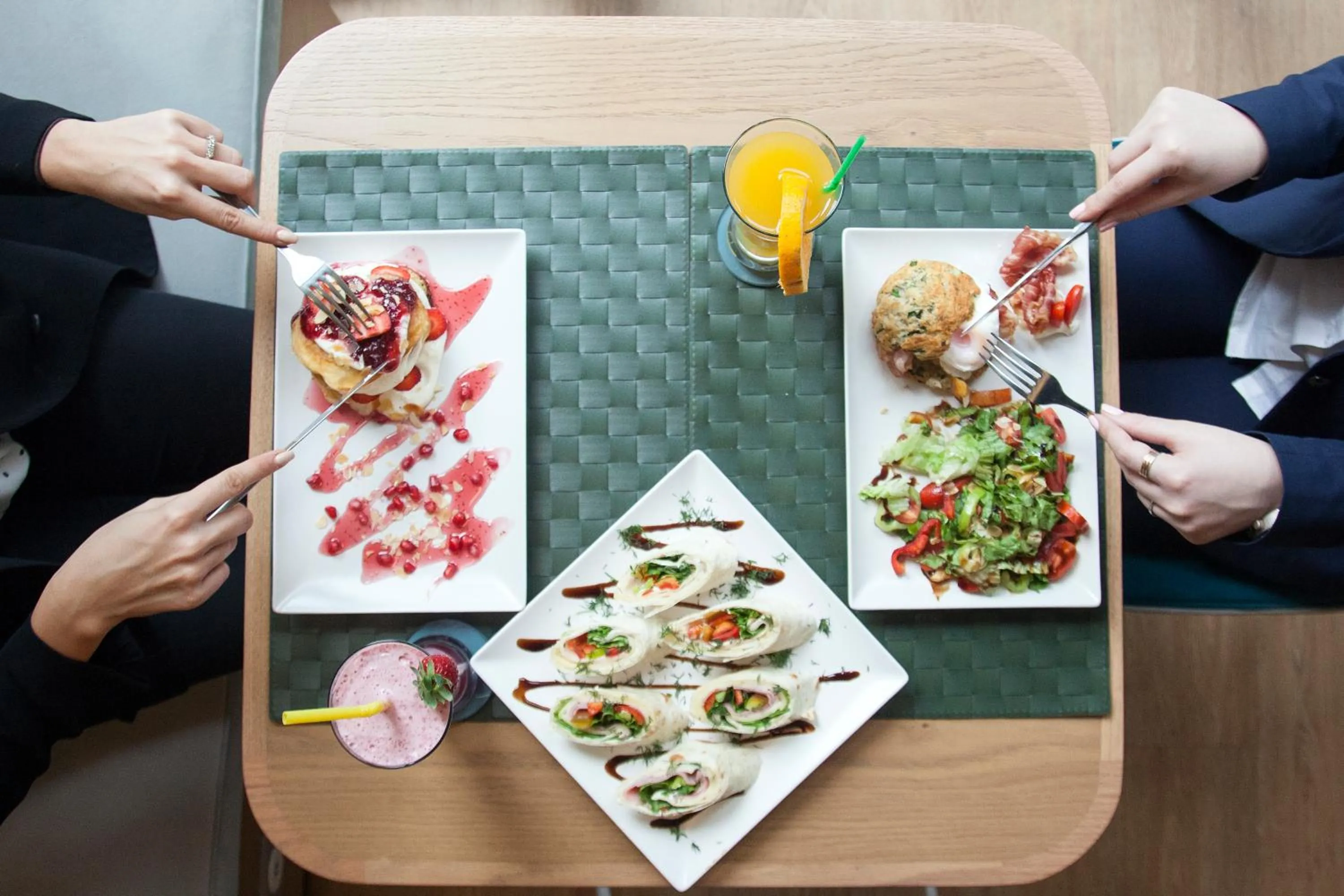 Food close-up in Mandrino Hotel