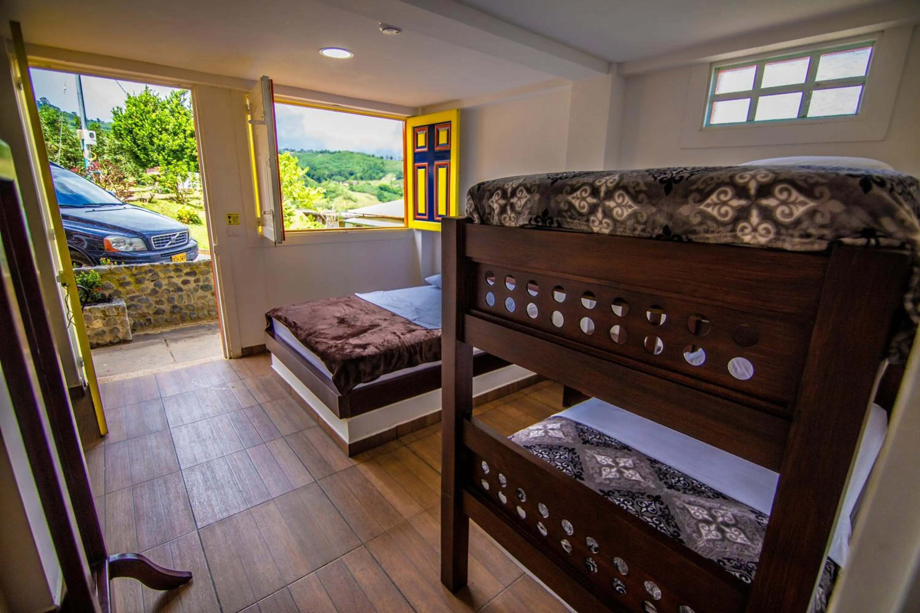 Bed in Hotel Hacienda San Isidro