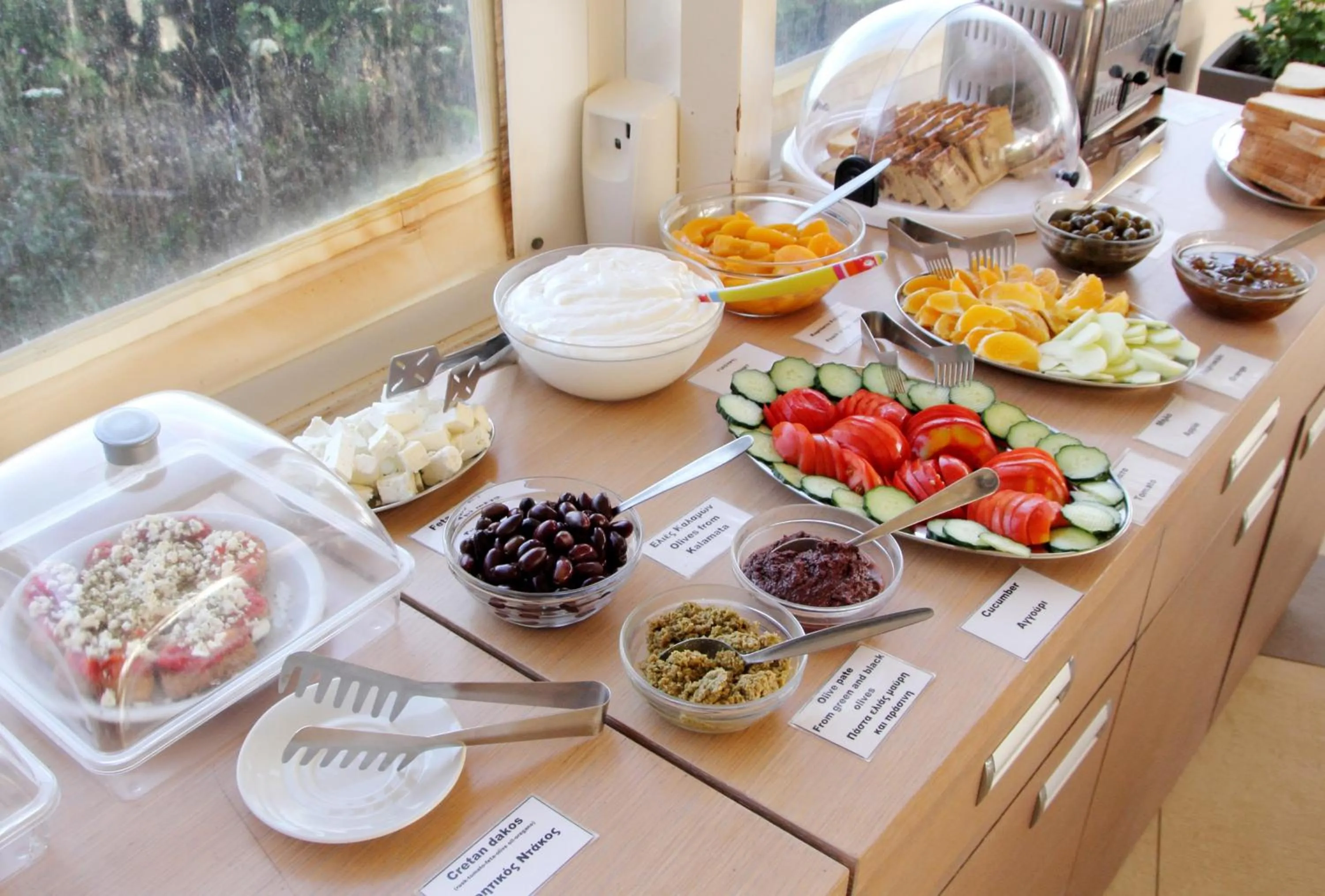 Continental breakfast in Renieris Hotel
