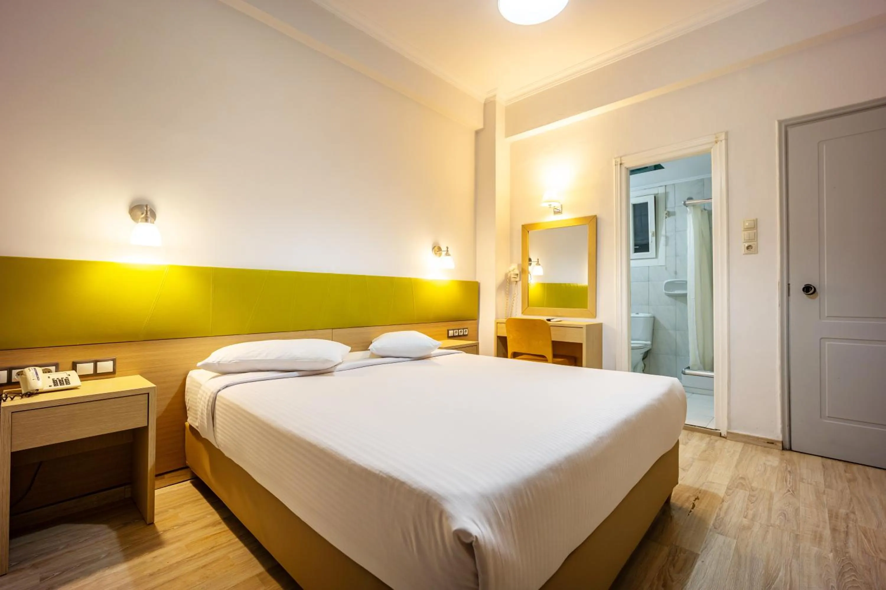 Bed in Athens City Hotel