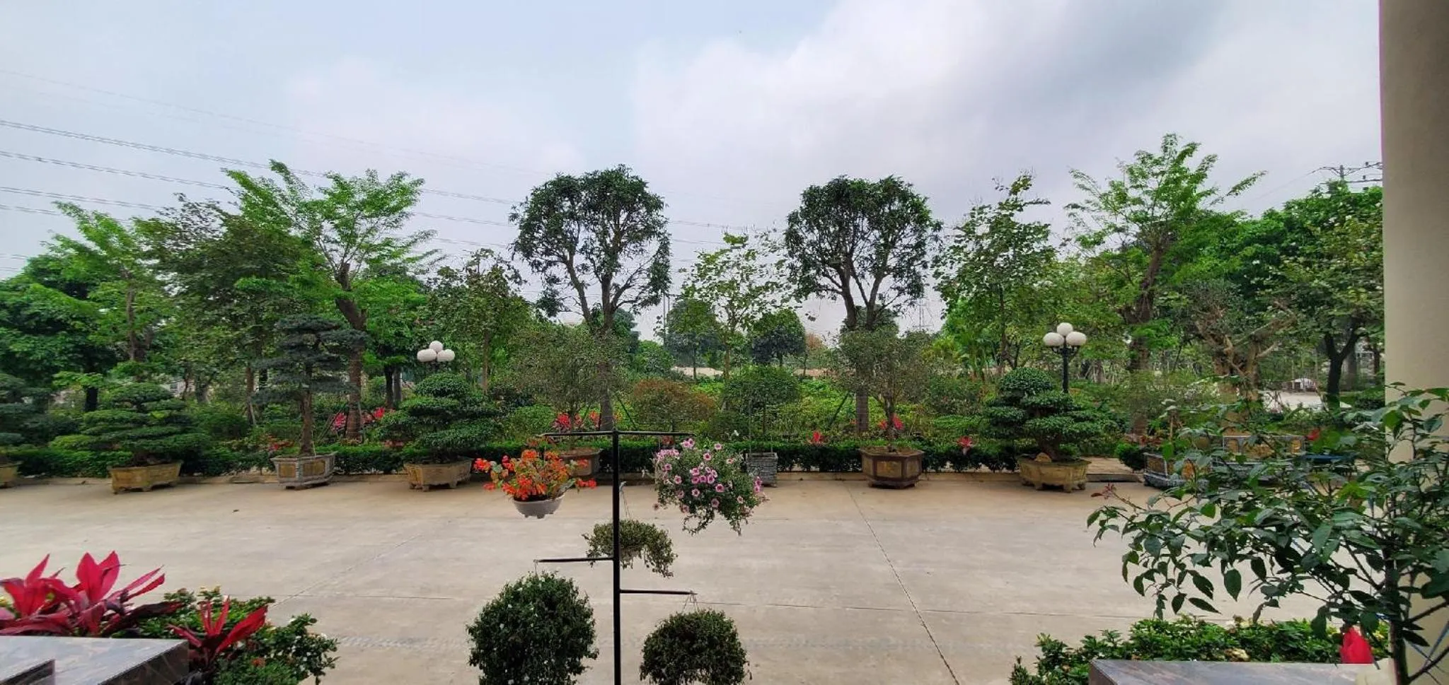 Garden view in Quynh Trang Hung Yen Hotel