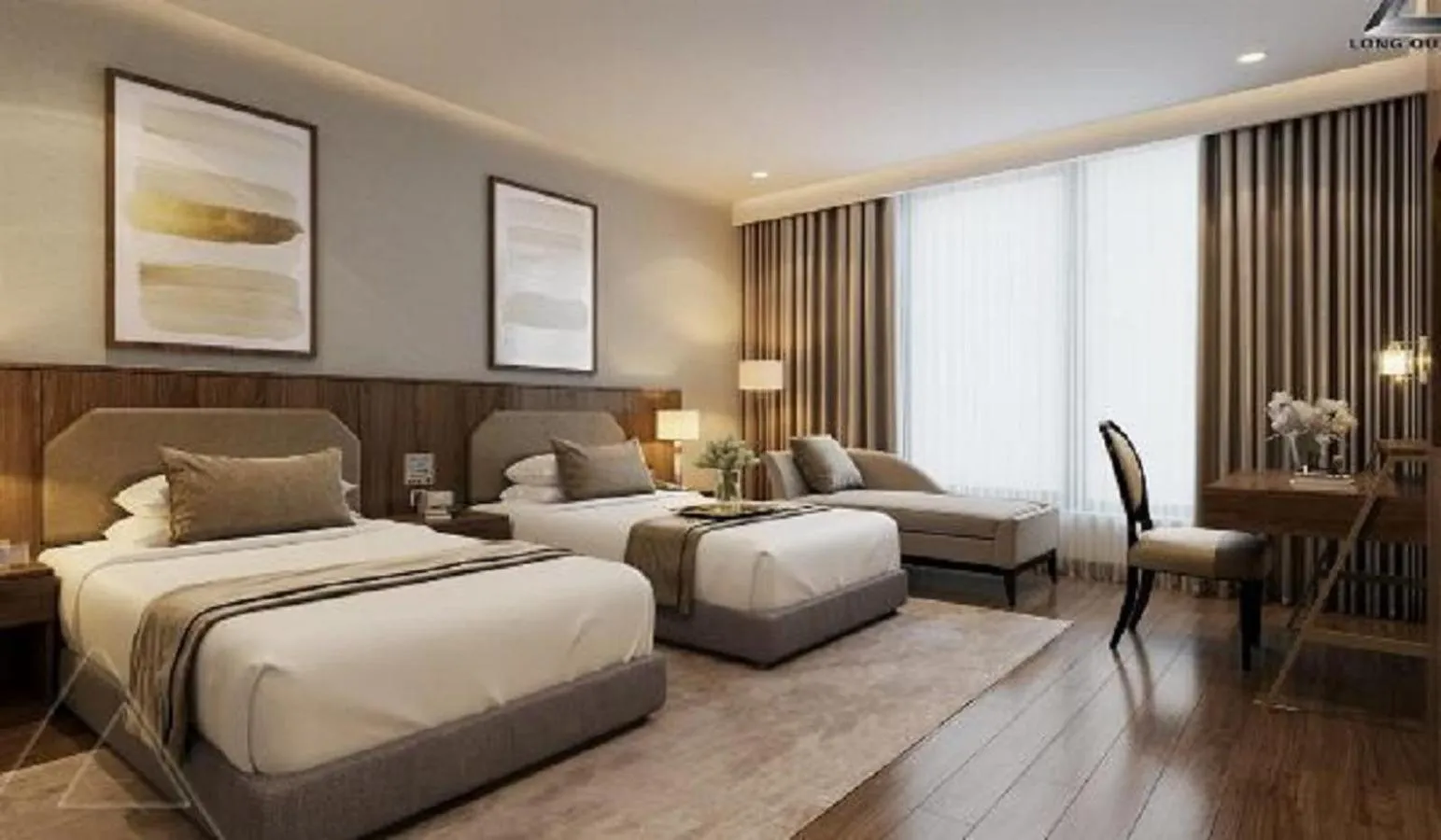 View (from property/room), Bed in Quynh Trang Hung Yen Hotel