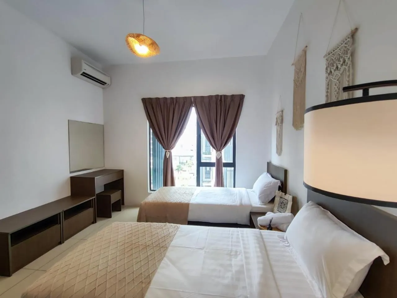 Bedroom, Bed in Nature Home - Swiss Garden Resort Residences - Weekend Free Breakfast