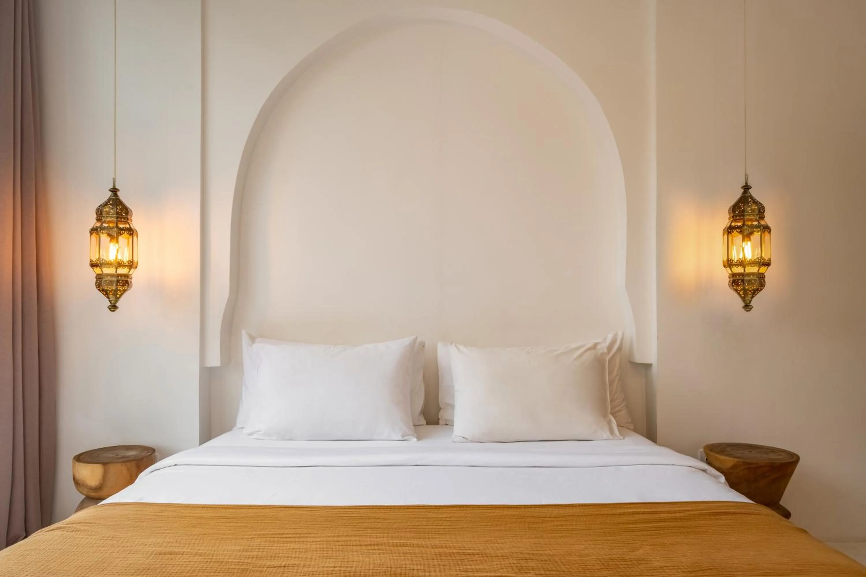 Bedroom, Bed in Villa Akhila Canggu