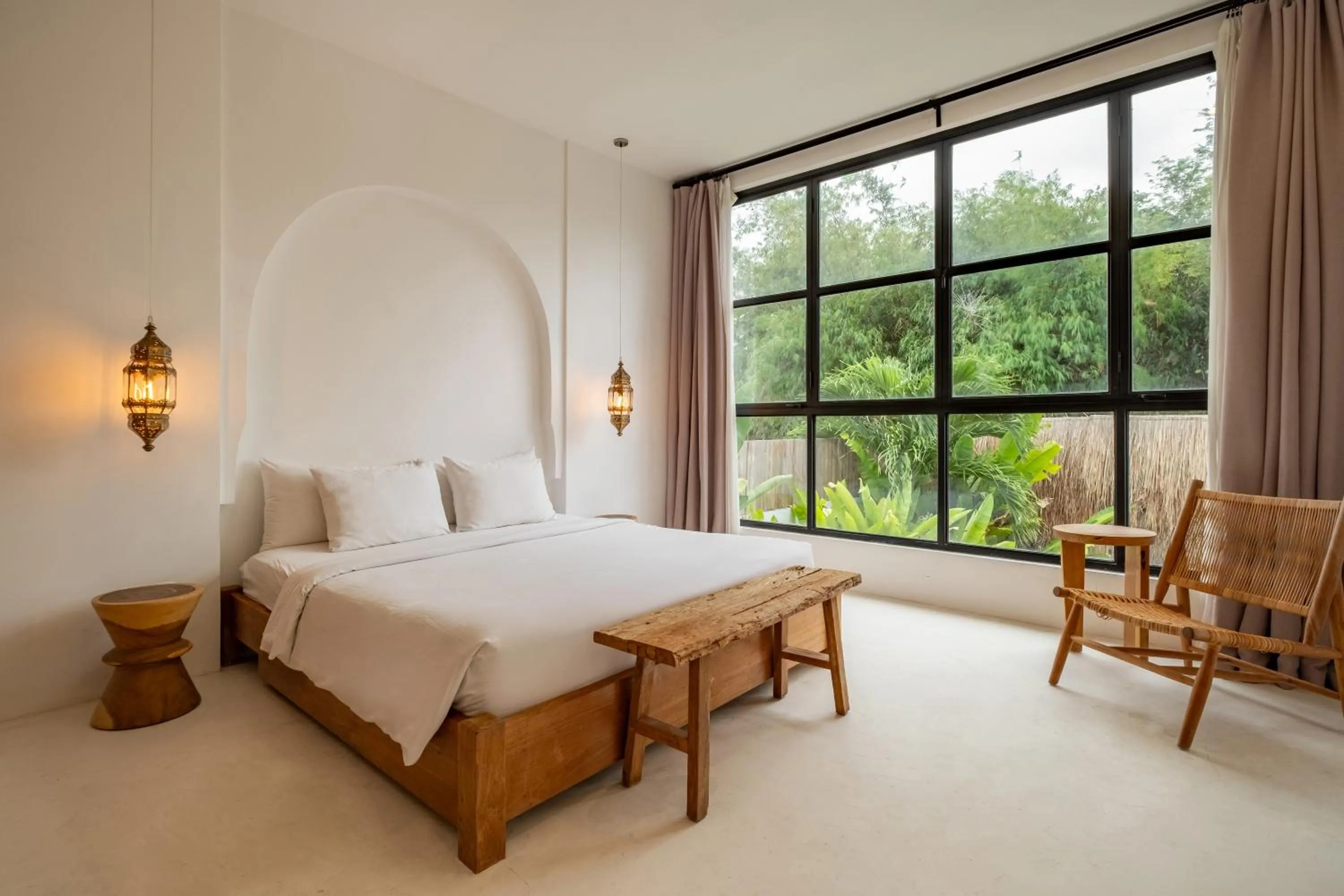 Bed in Villa Akhila Canggu