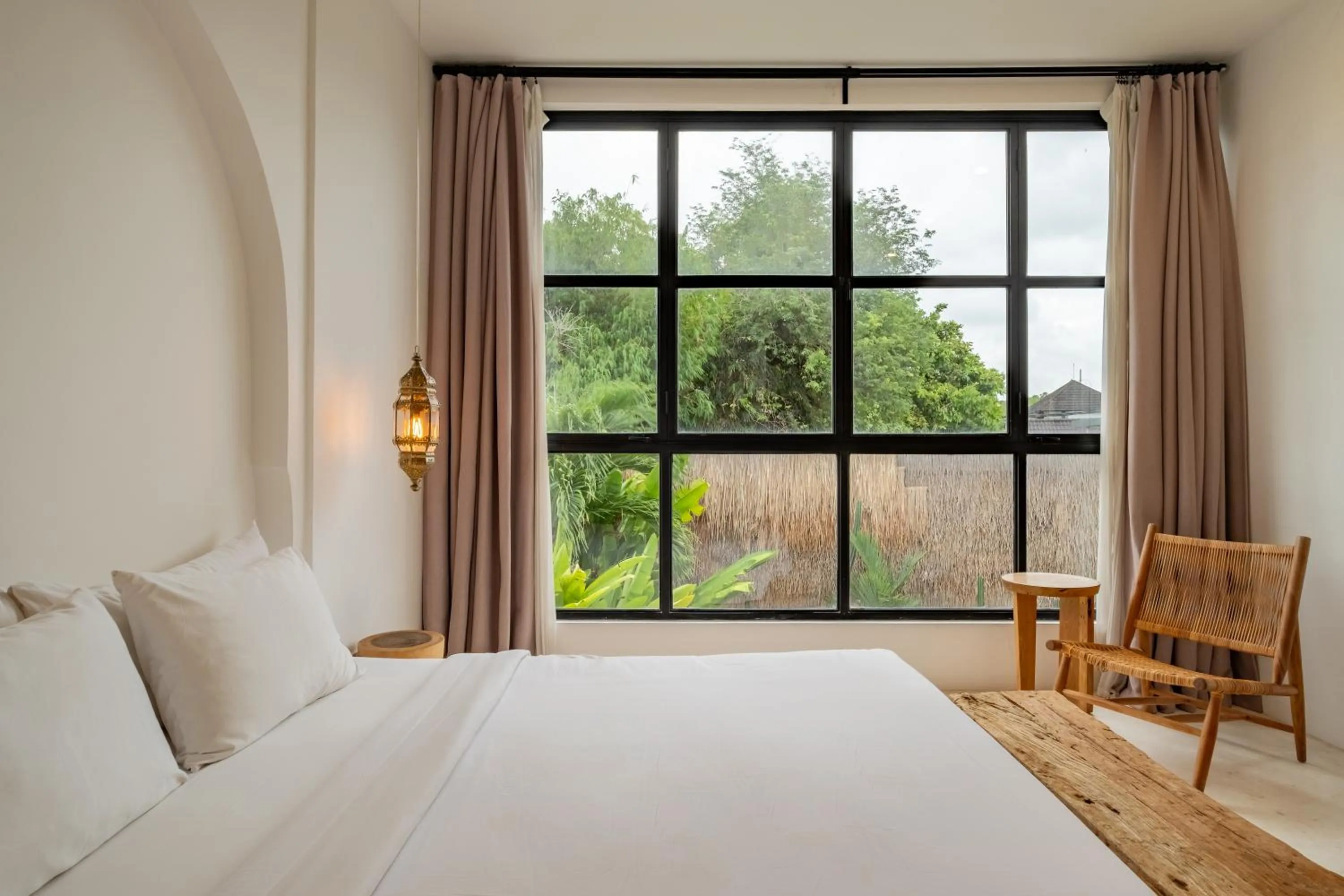 Bedroom, Bed in Villa Akhila Canggu