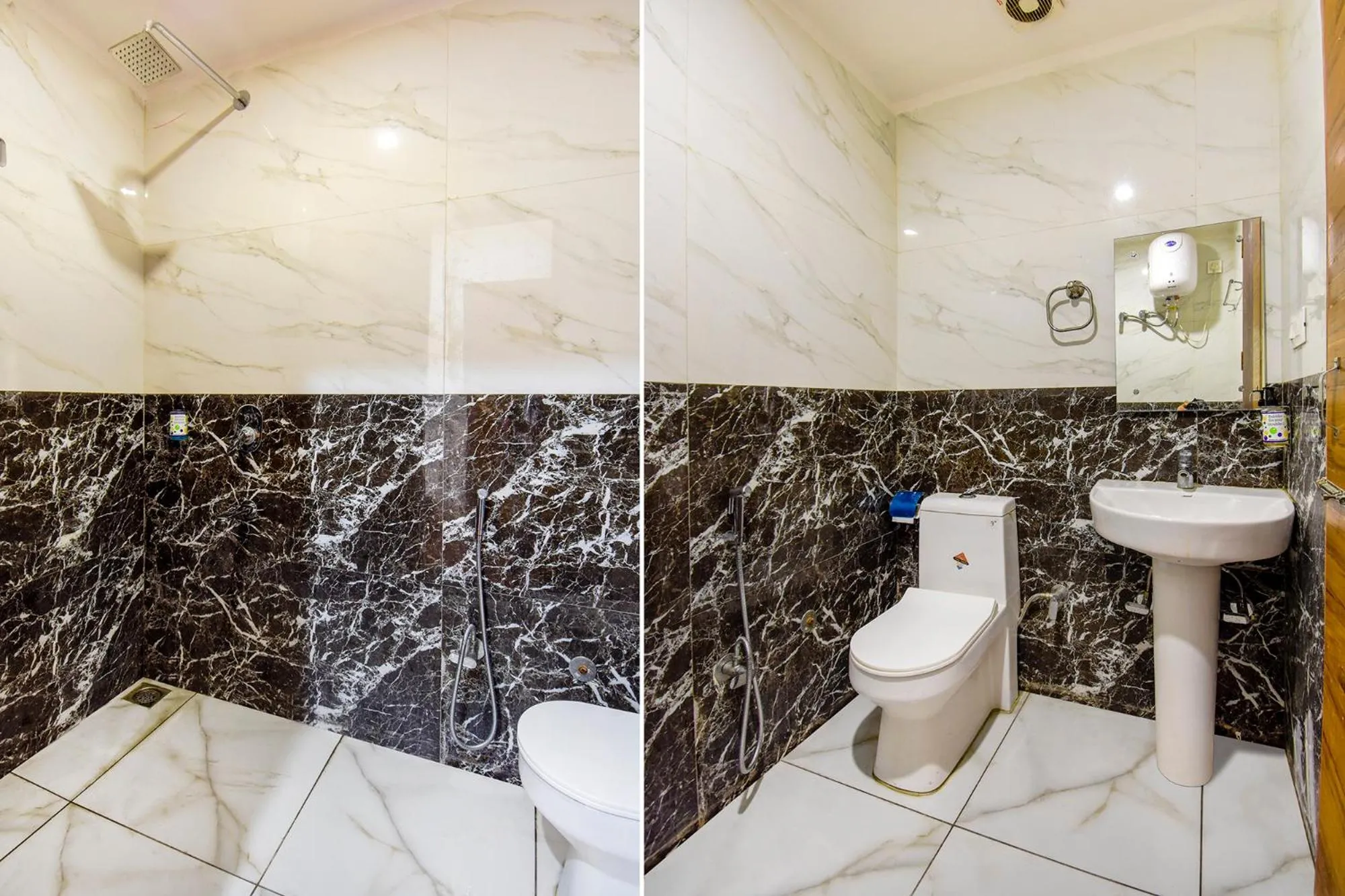 Bathroom in FabExpress Black Diamond