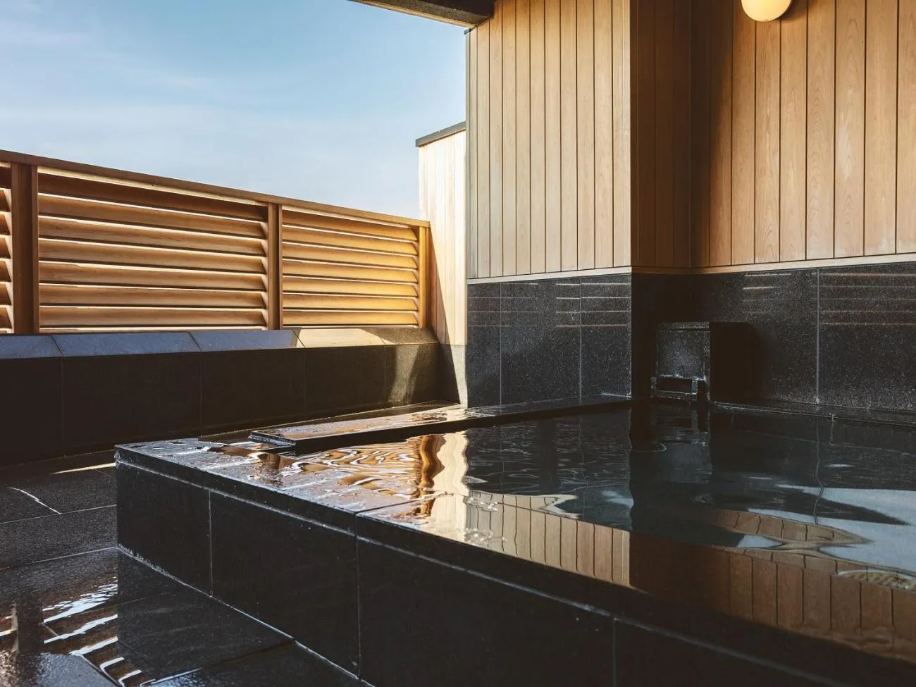 Open Air Bath in Etajimasou Hotel & SPA Hiroshima