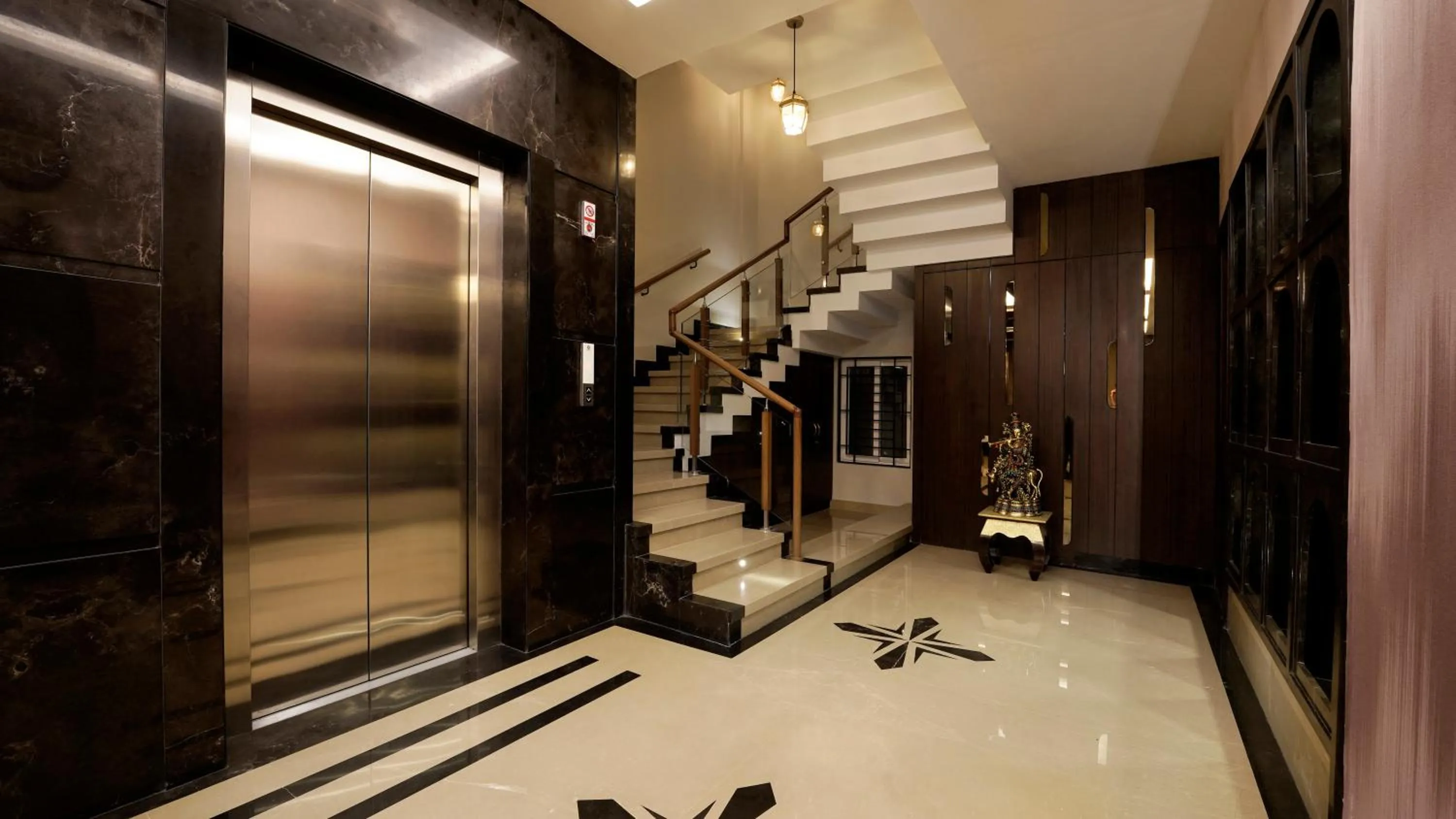elevator in Hotel Gwen By Rivido, Near IIM Bangalore Bannerghatta Road