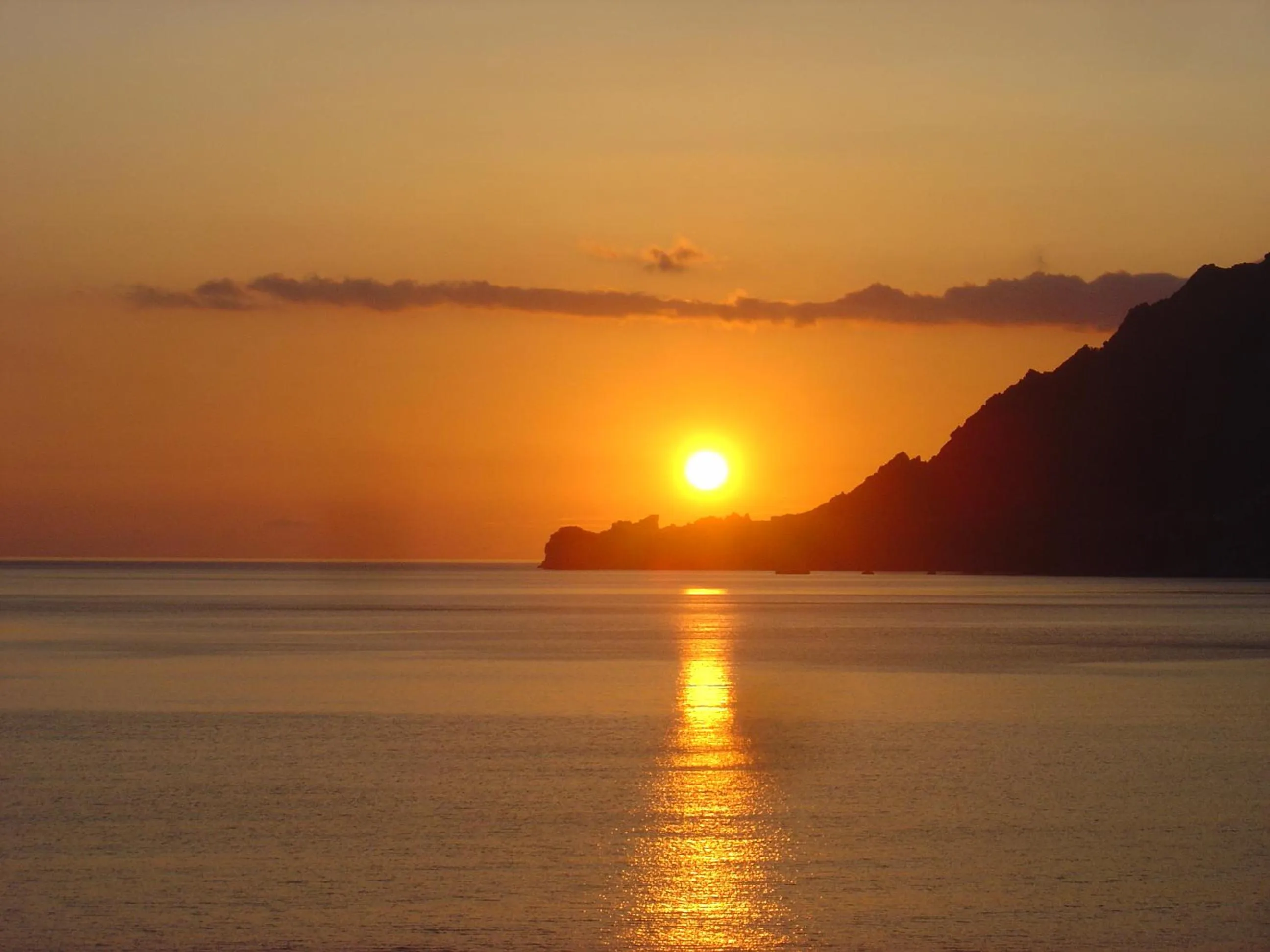 Sunset in Thalassa House Apartments