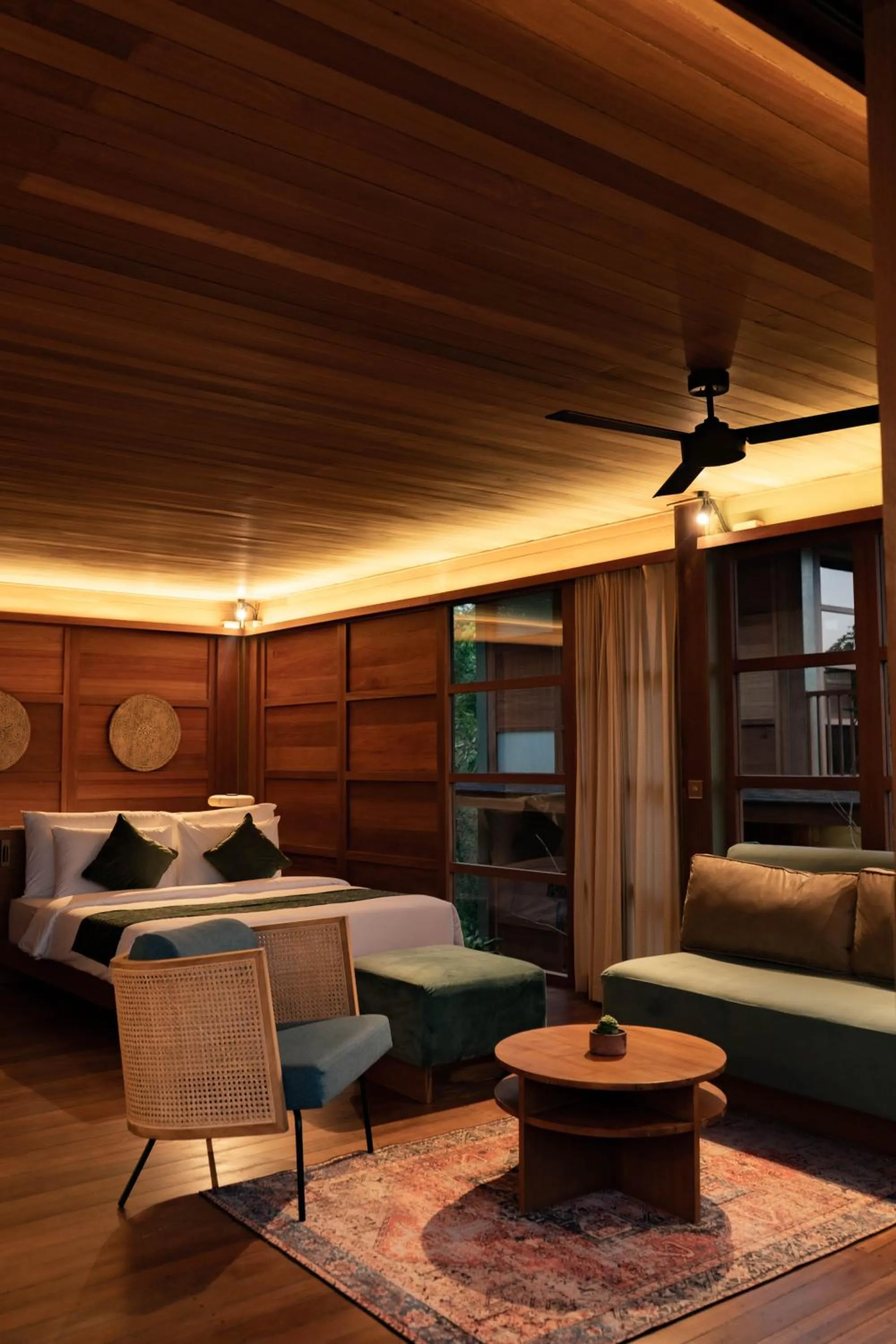 Bed in Grün Uluwatu