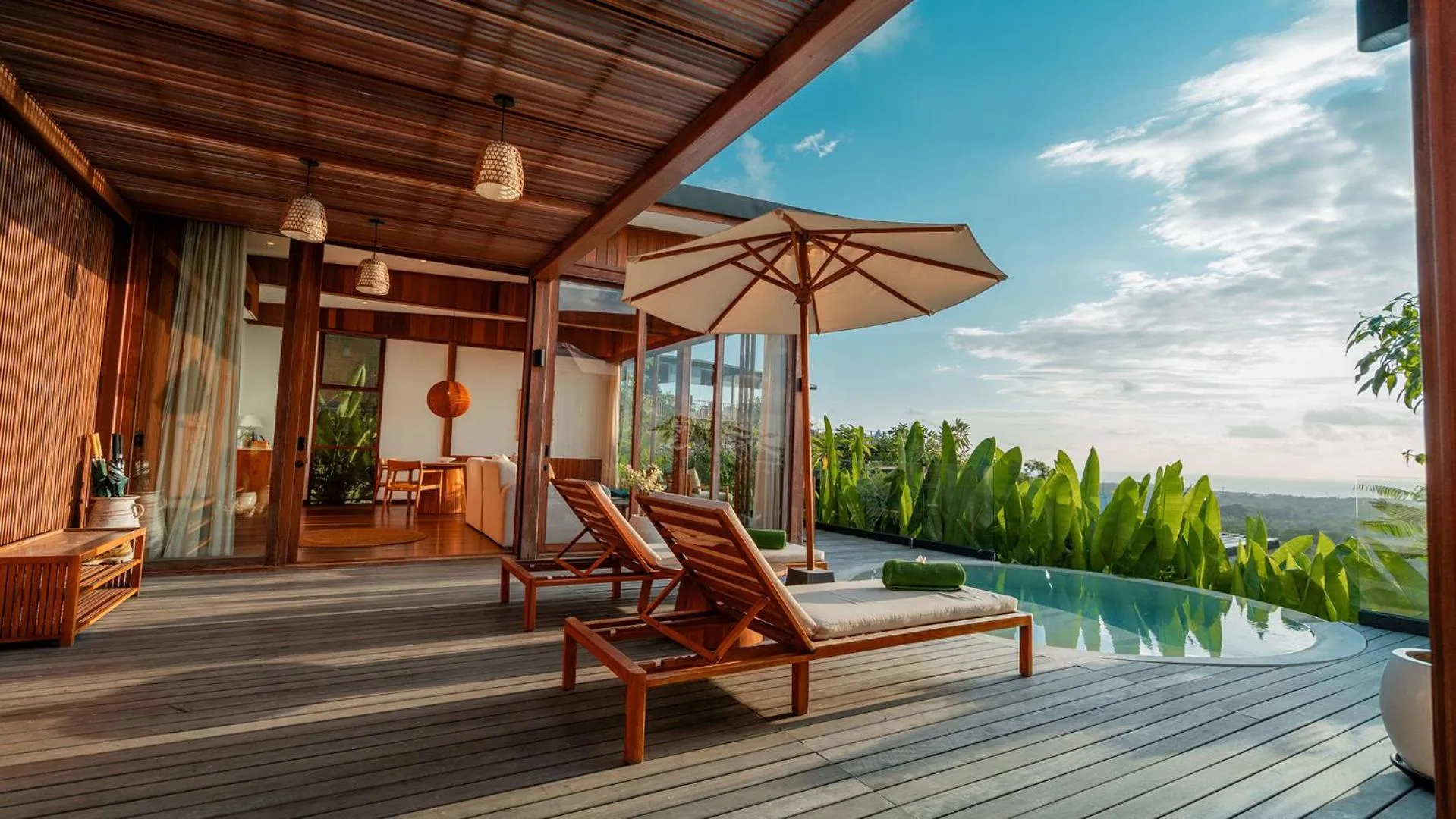 Balcony/Terrace in Grün Uluwatu