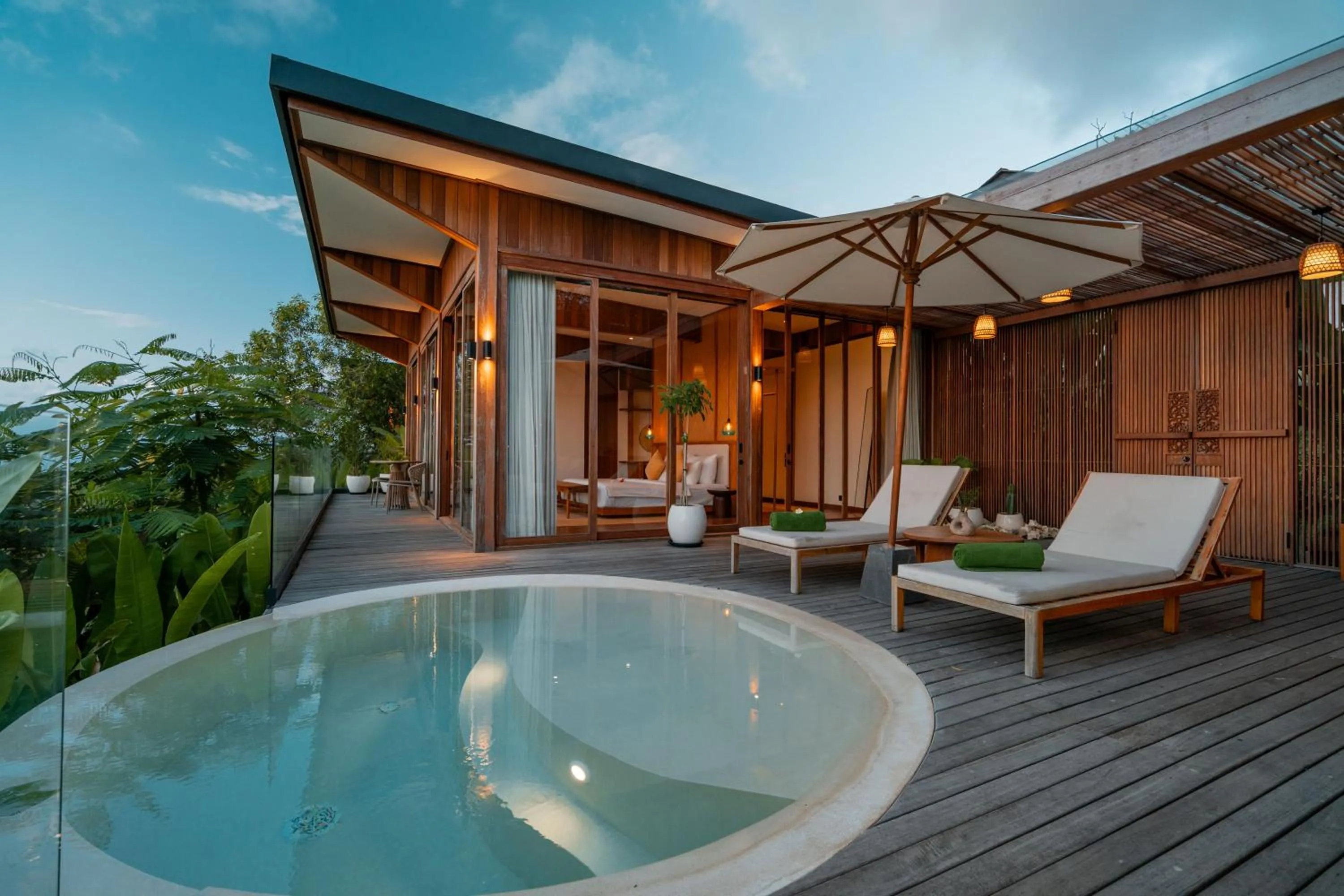 Balcony/Terrace in Grün Uluwatu