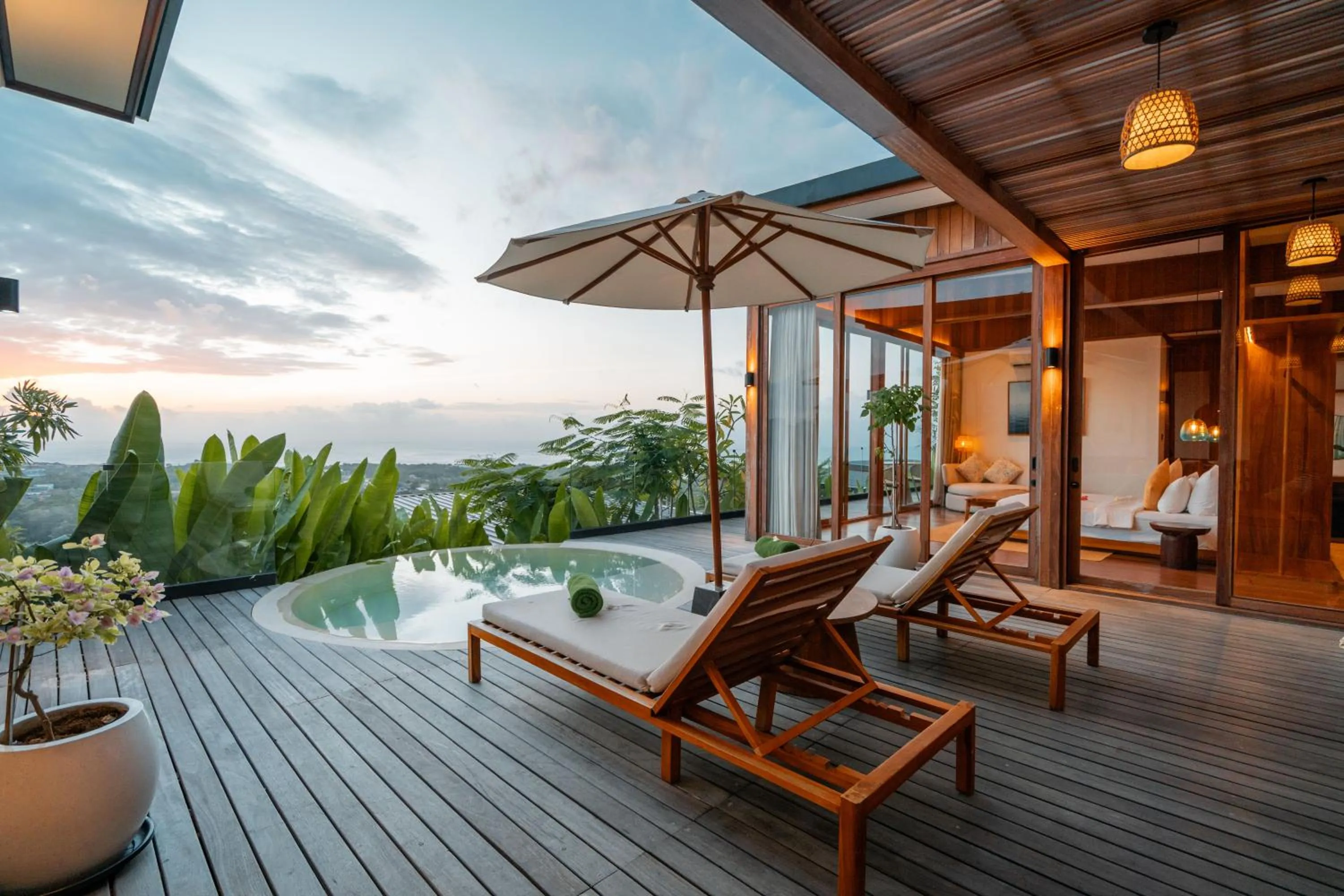 Balcony/Terrace in Grün Uluwatu