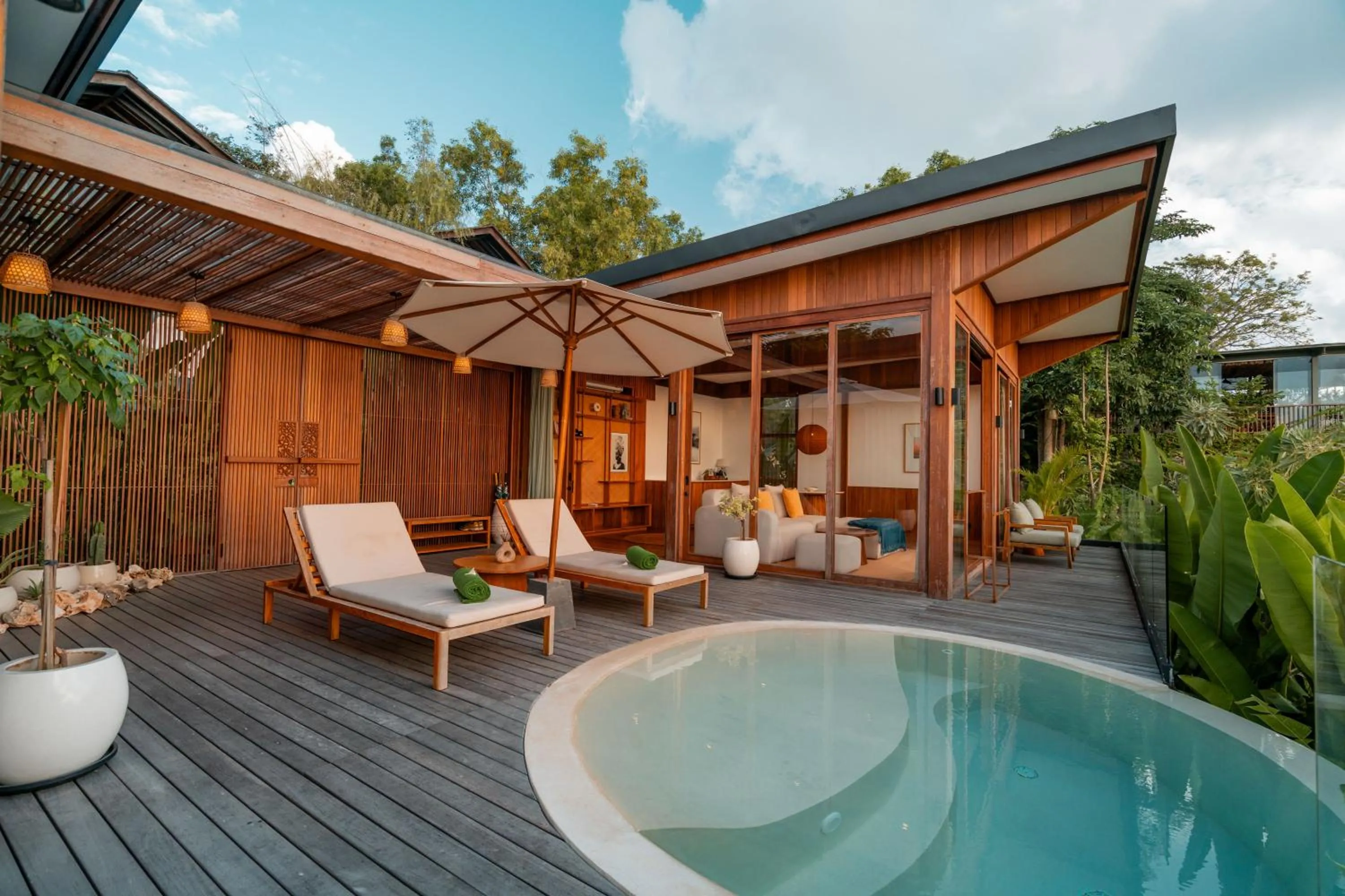 Balcony/Terrace in Grün Uluwatu