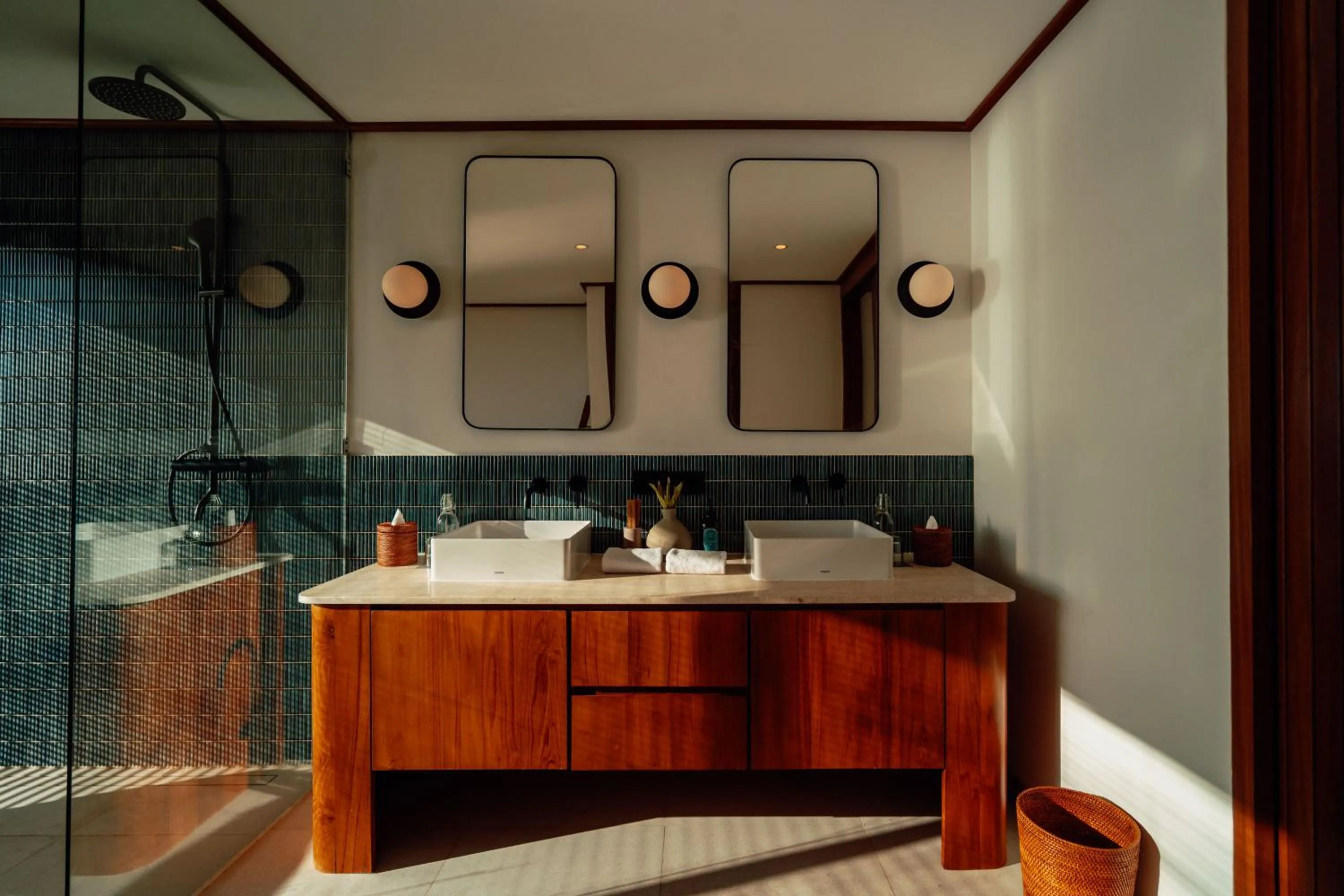 Bathroom in Grün Uluwatu