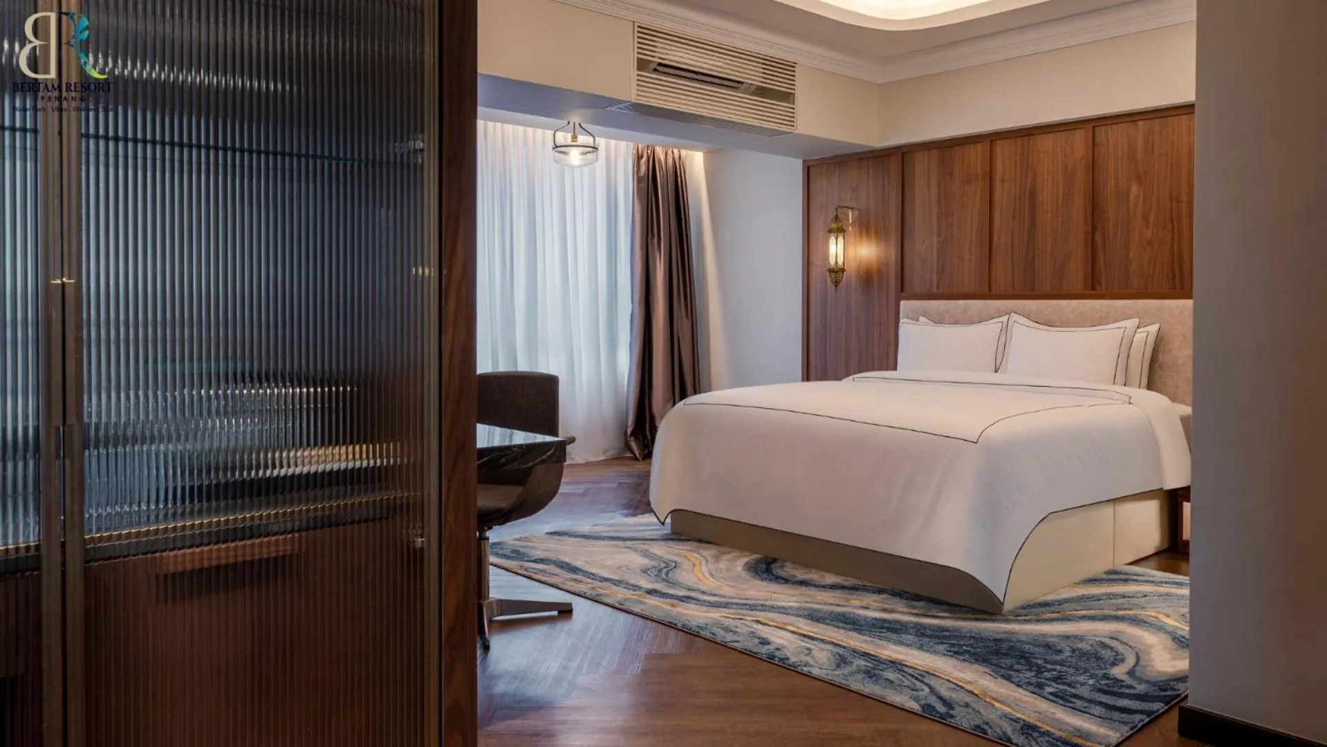 Bed in Bertam Resort & Water Park Penang