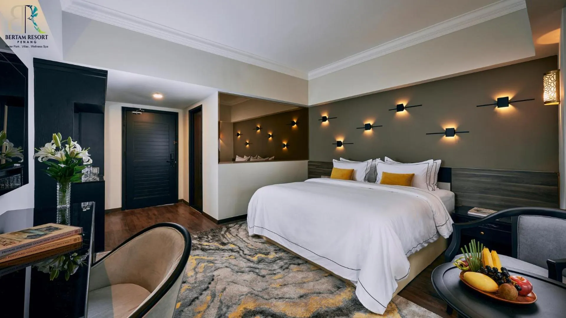 Bed in Bertam Resort & Water Park Penang