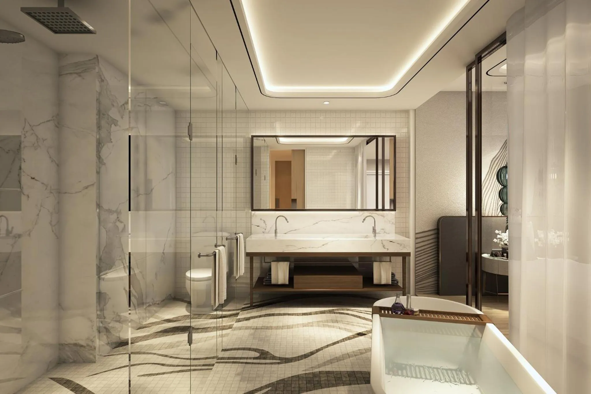 Bathroom in voco Ma Belle Danang by IHG