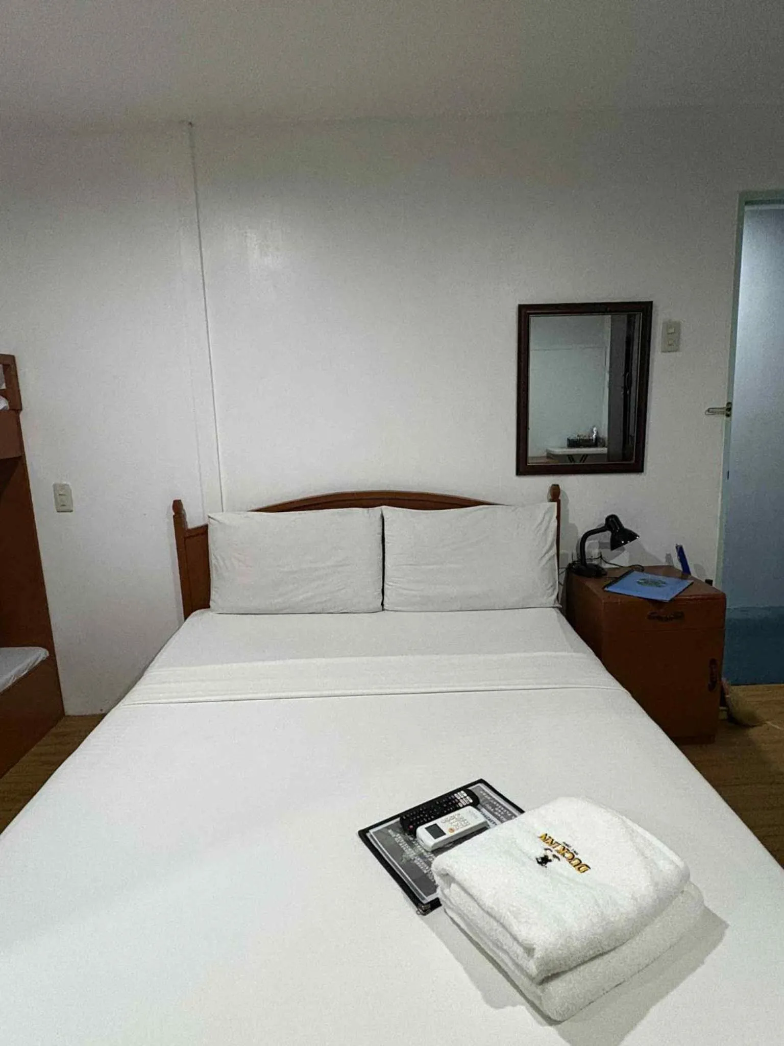 Bedroom, Bed in duck inn manila