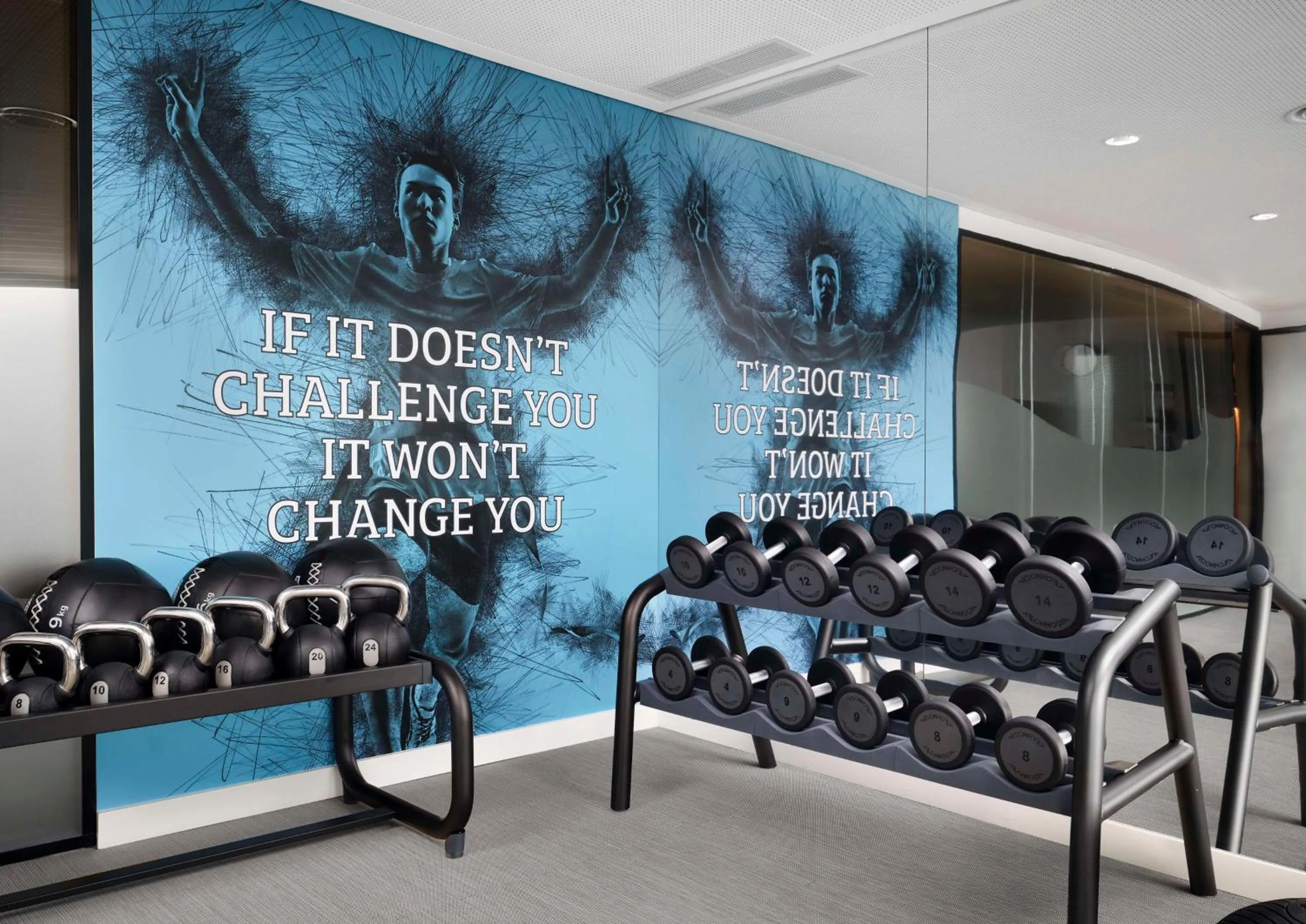 Fitness centre/facilities in Hilton Garden Inn Evora