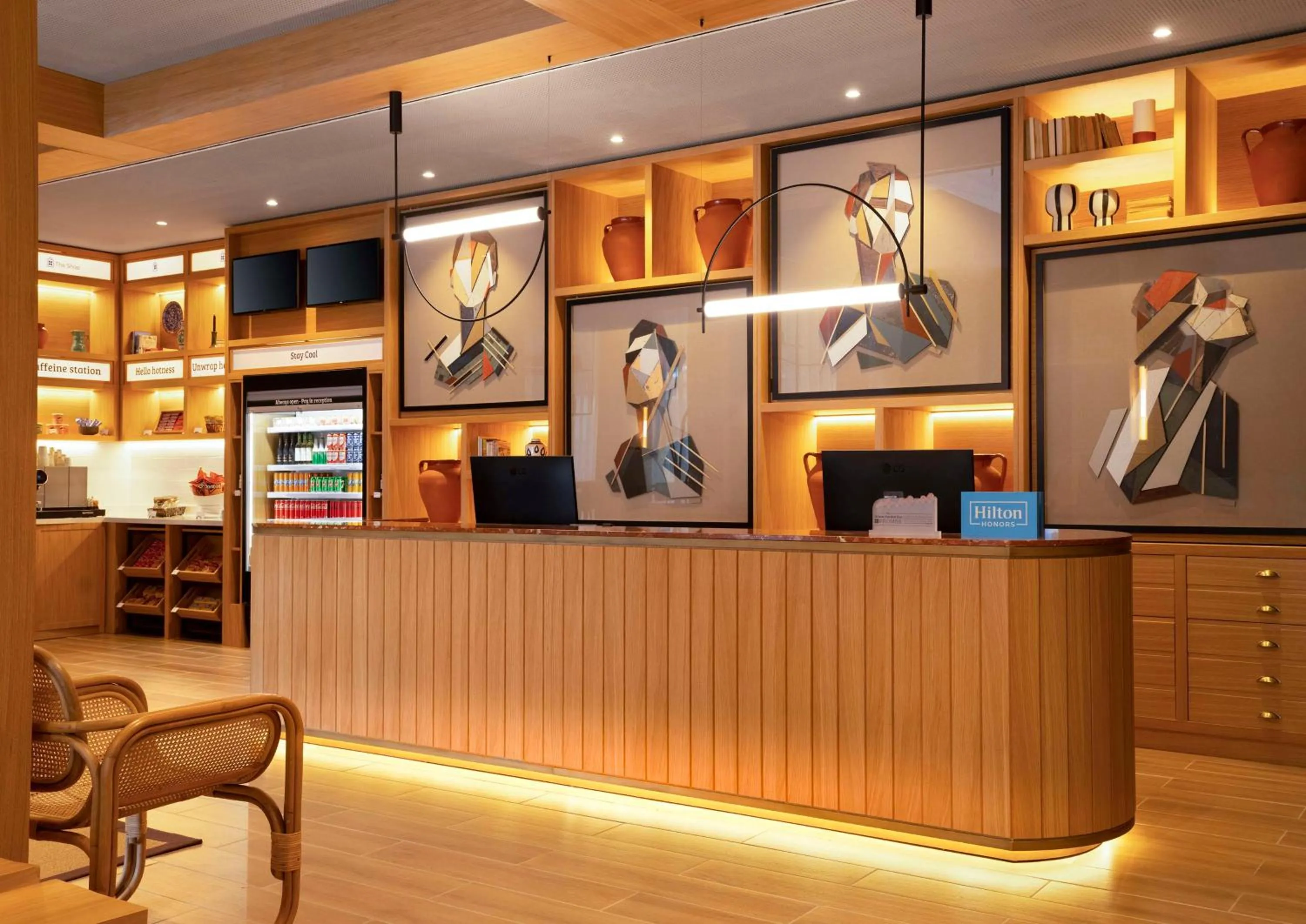 Lobby or reception in Hilton Garden Inn Evora