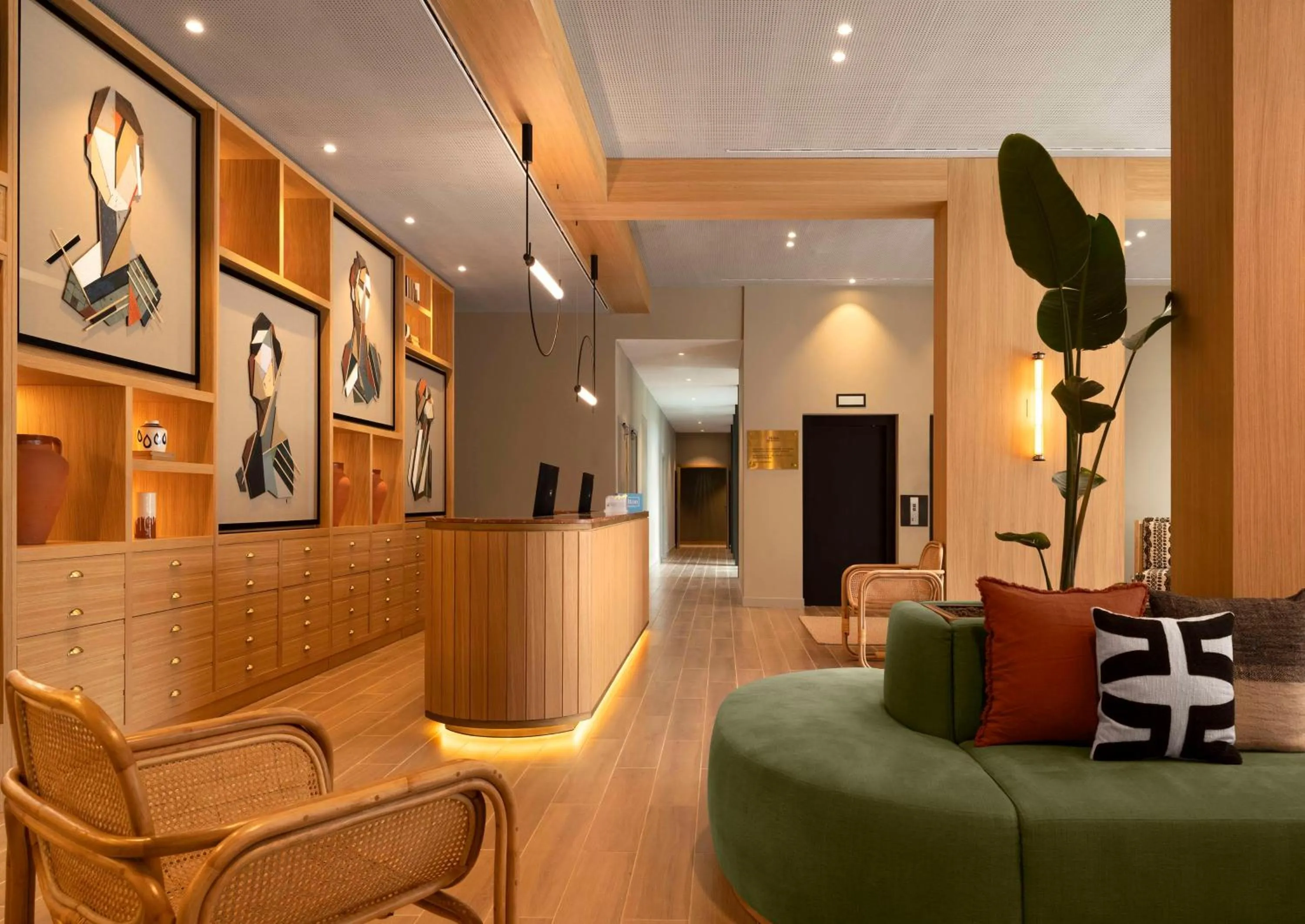 Lobby or reception in Hilton Garden Inn Evora