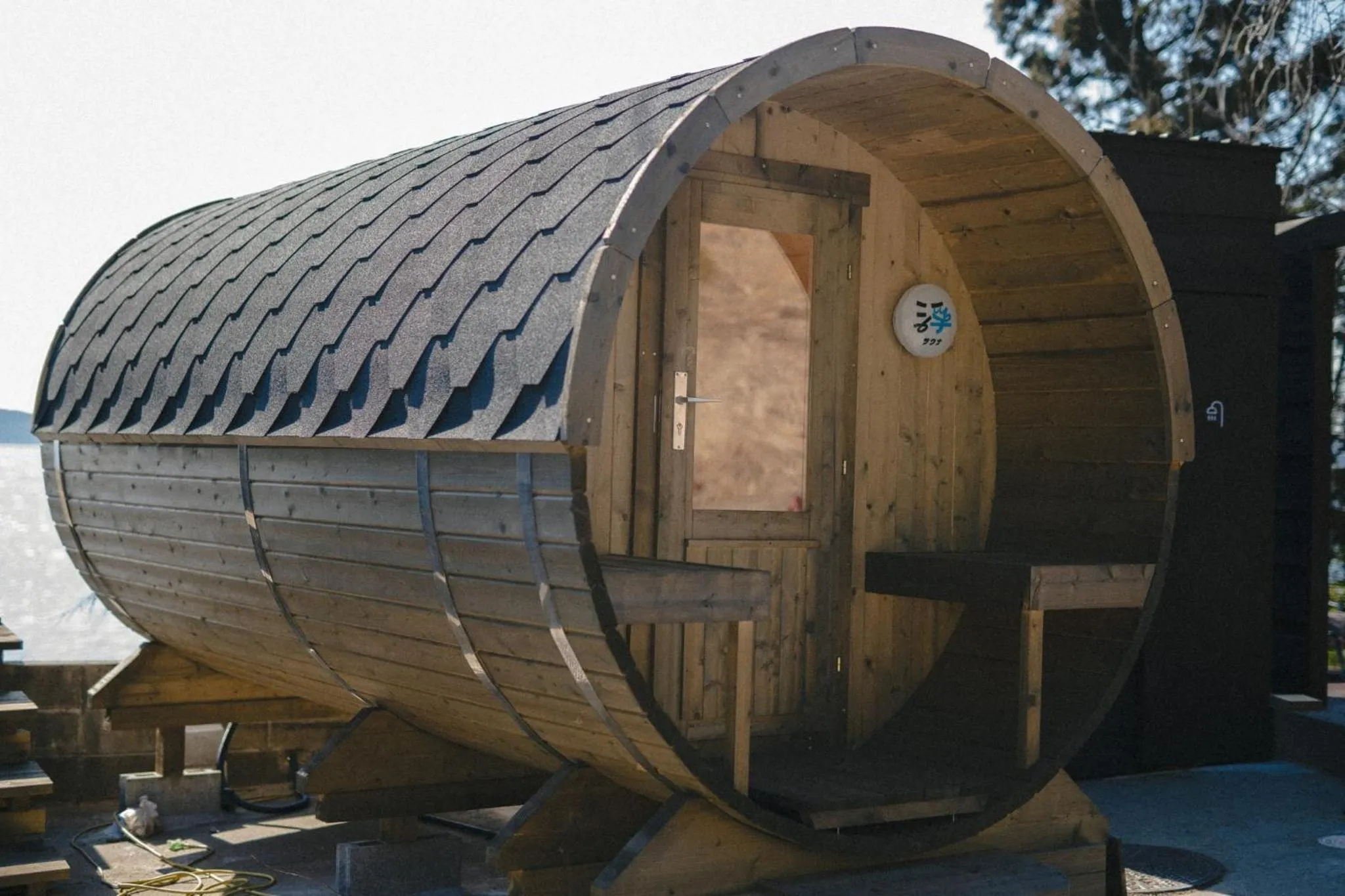 Sauna in DENIM HOSTEL float