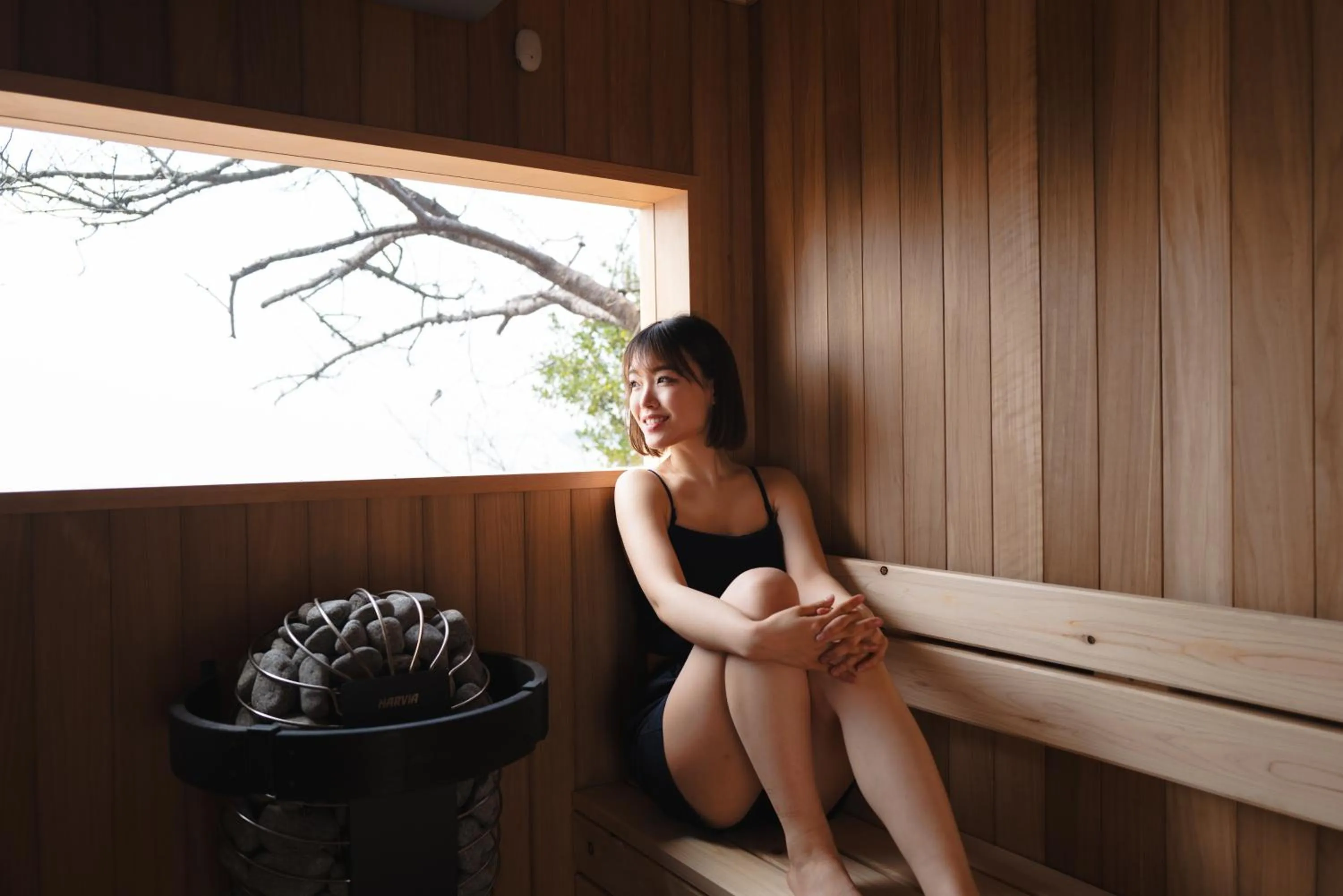 Sauna in DENIM HOSTEL float