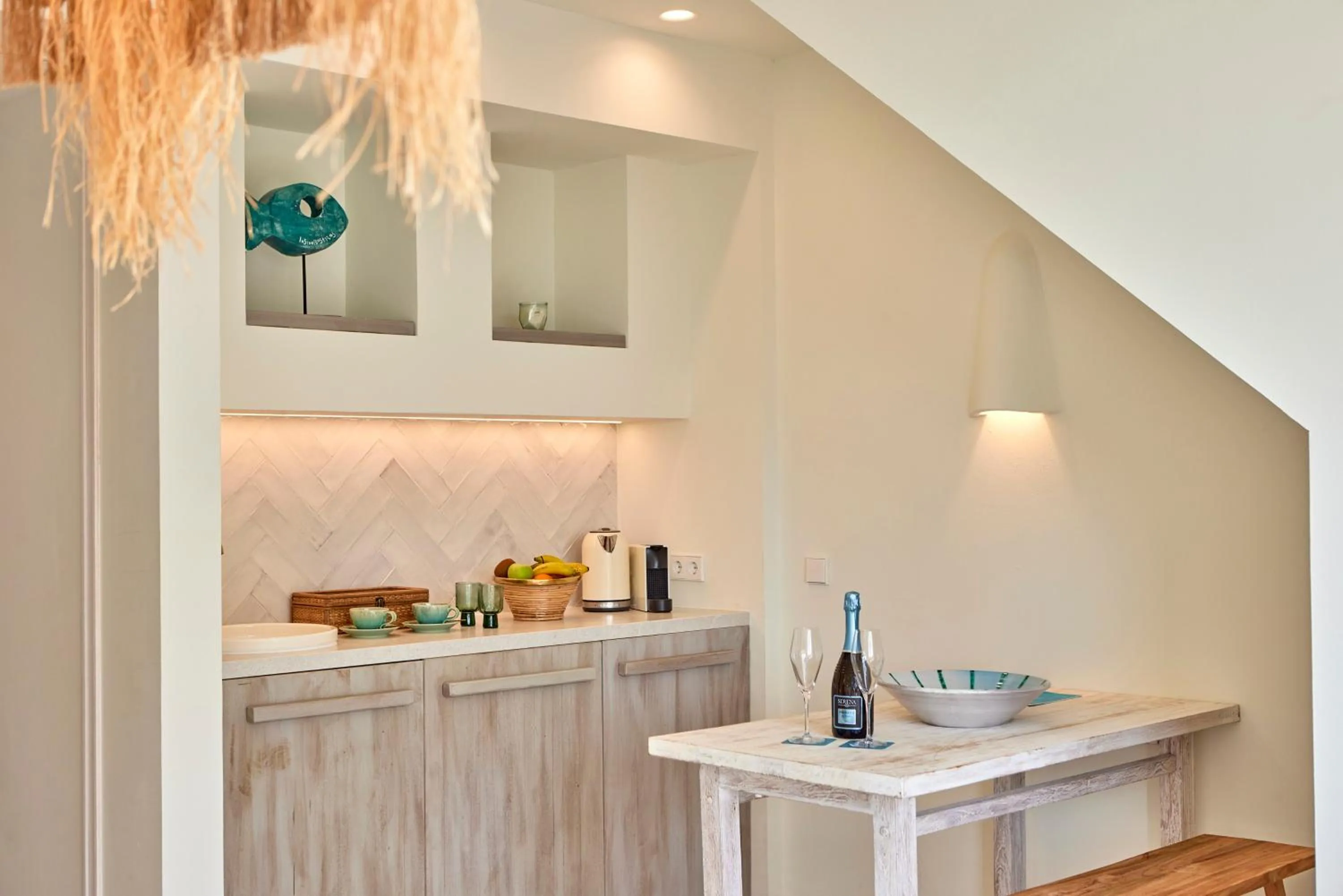 Dining area in Mar Suites Formentera by Universal Beach Hotels