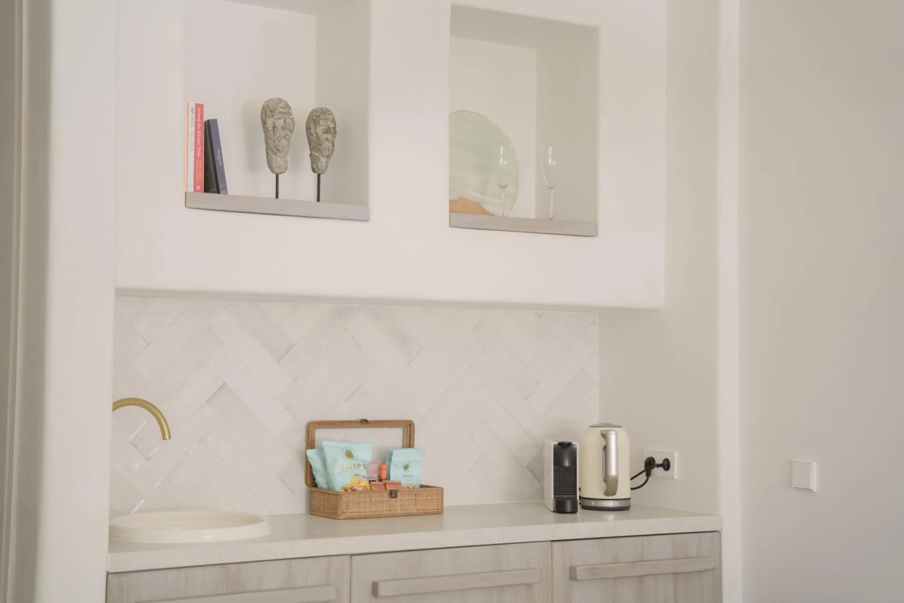 kitchen in Mar Suites Formentera by Universal Beach Hotels