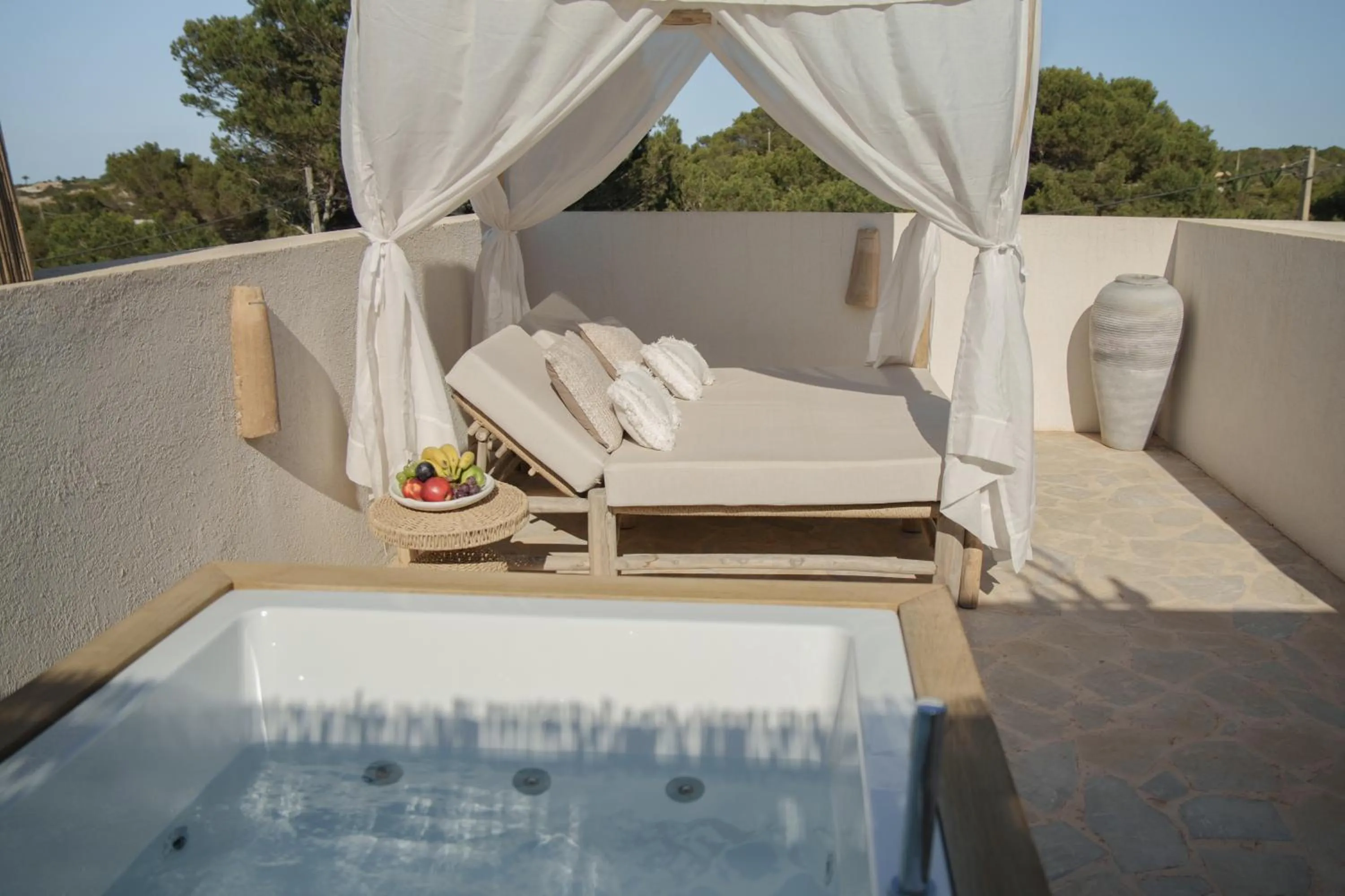 Hot Tub in Mar Suites Formentera by Universal Beach Hotels