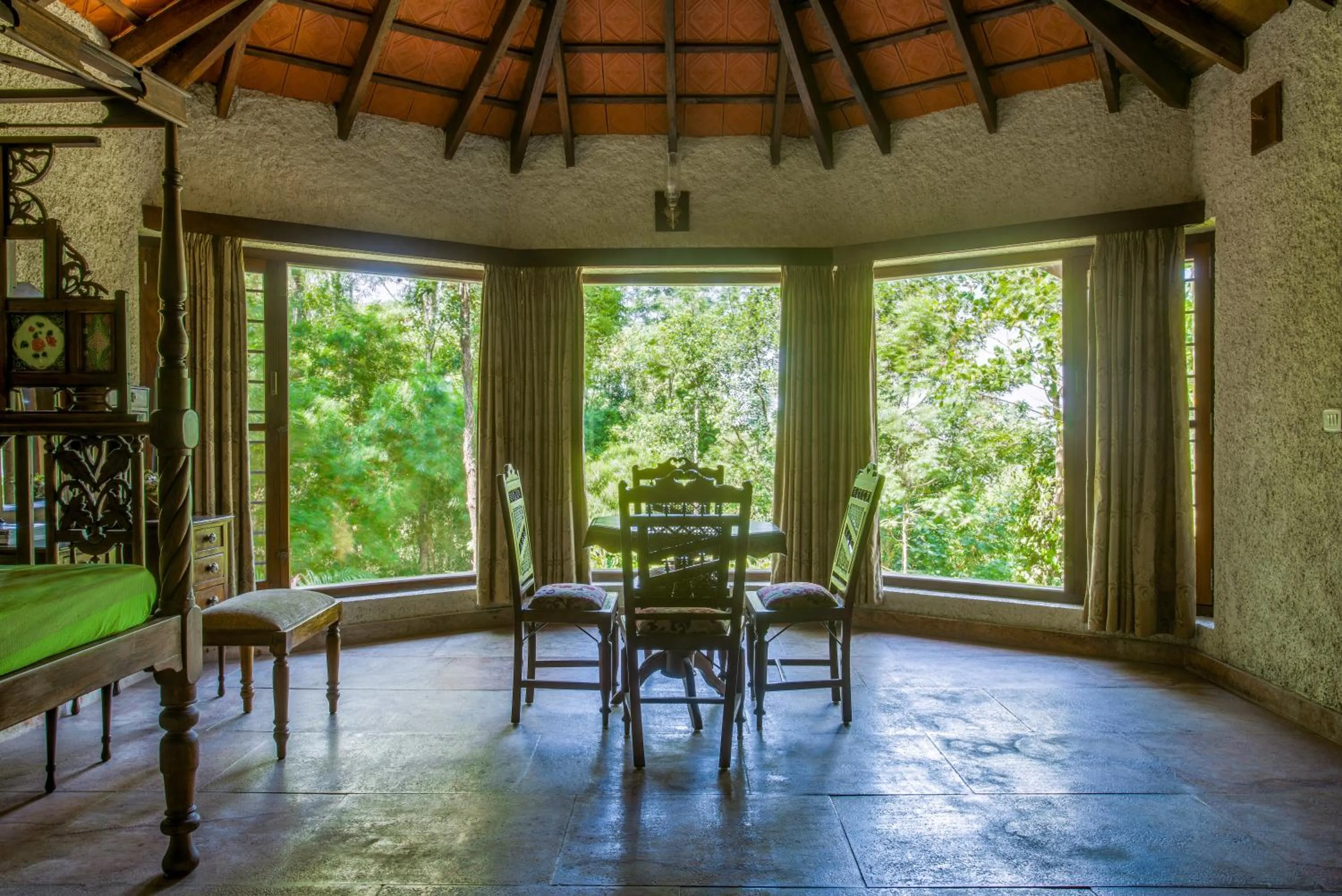 Living room in Villa Urvinkhan Resorts Chikmagalur