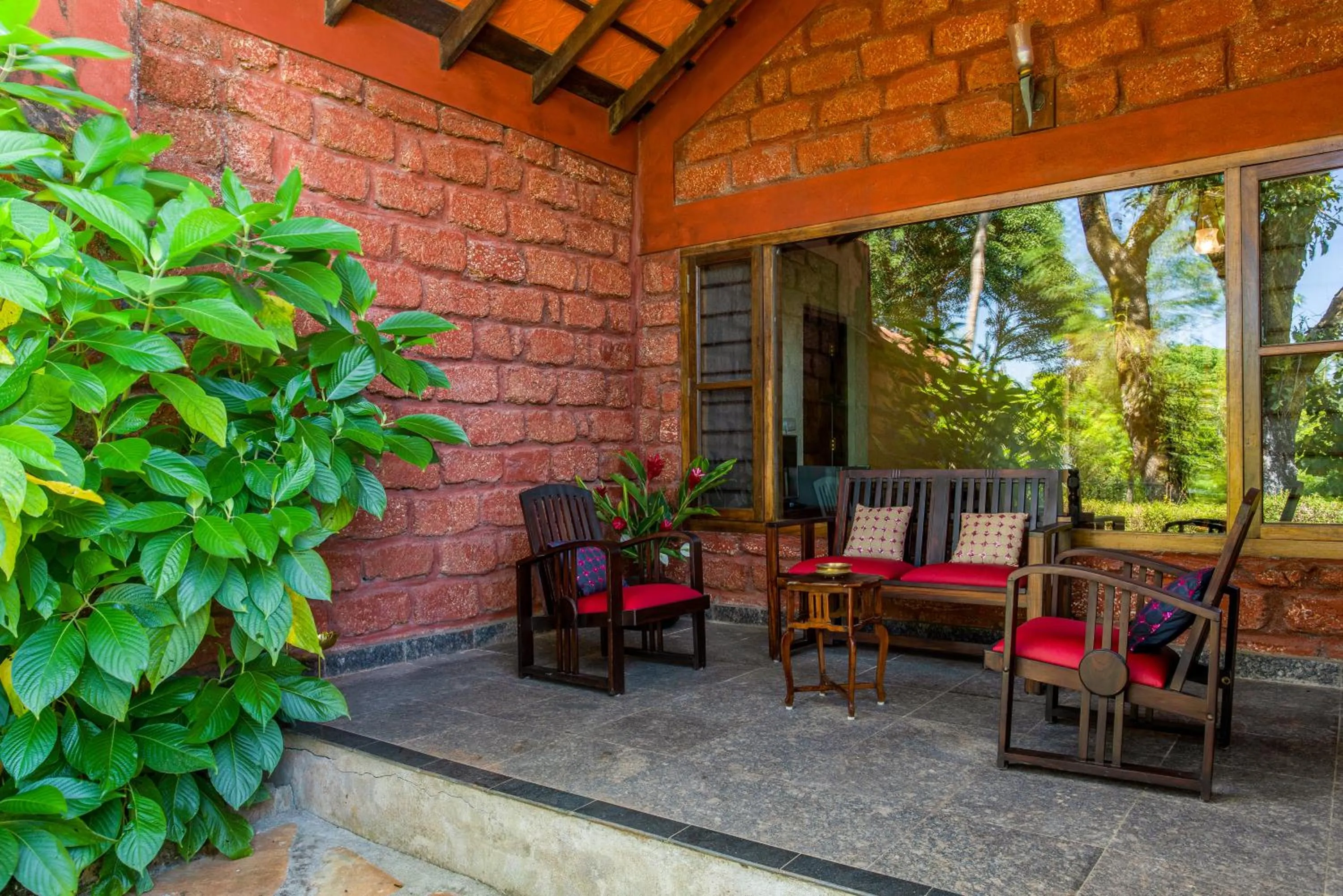 Patio in Villa Urvinkhan Resorts Chikmagalur