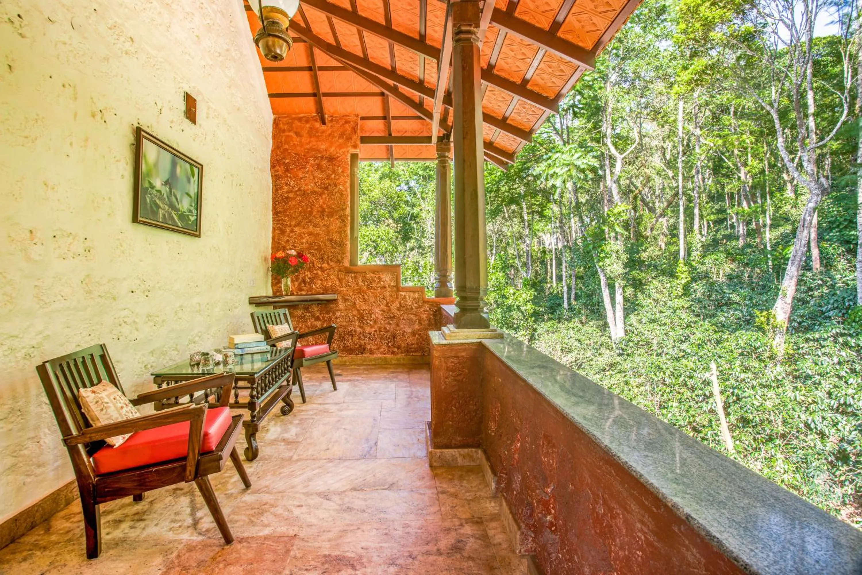 Balcony/Terrace in Villa Urvinkhan Resorts Chikmagalur
