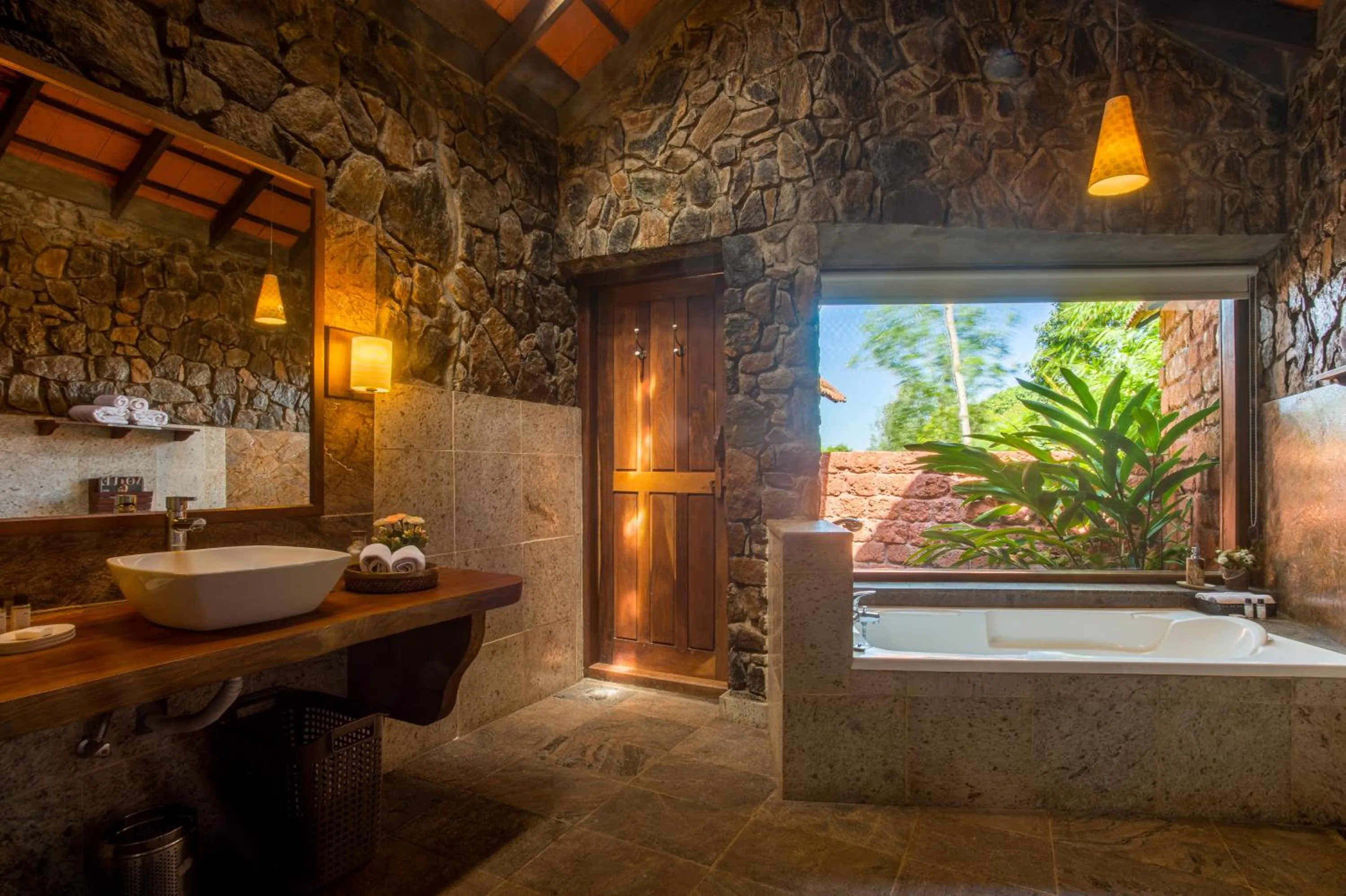 Bathroom in Villa Urvinkhan Resorts Chikmagalur