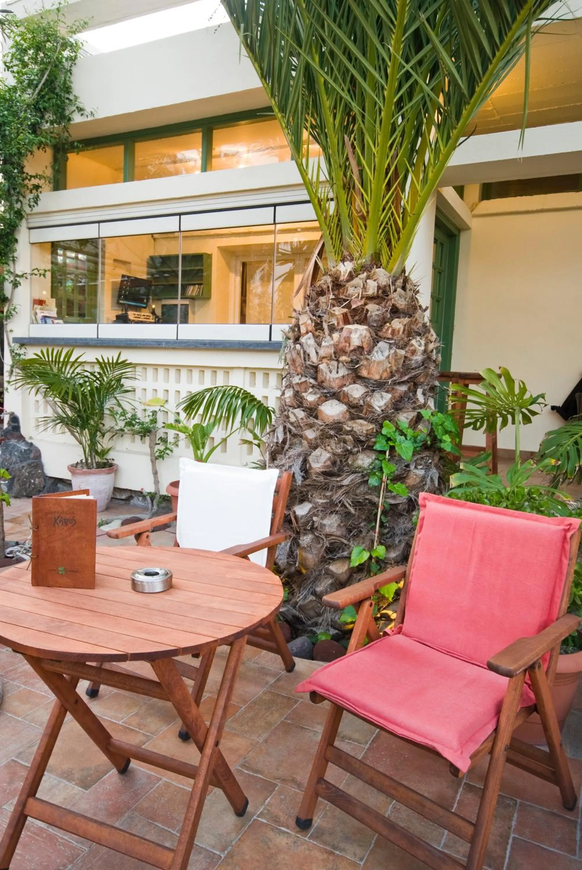 Patio in Pelican Hotel