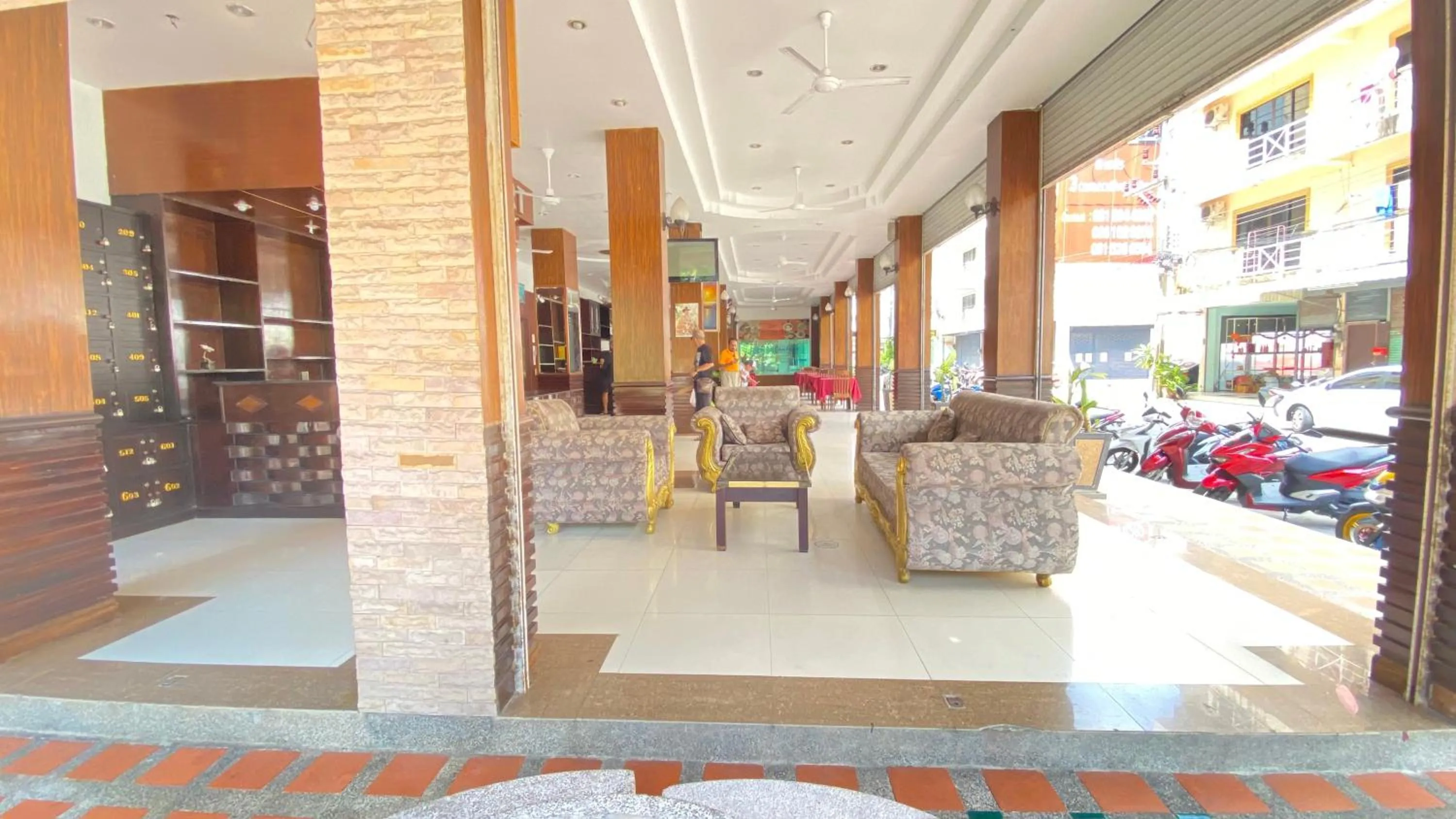 Living room in SM Patong Resort