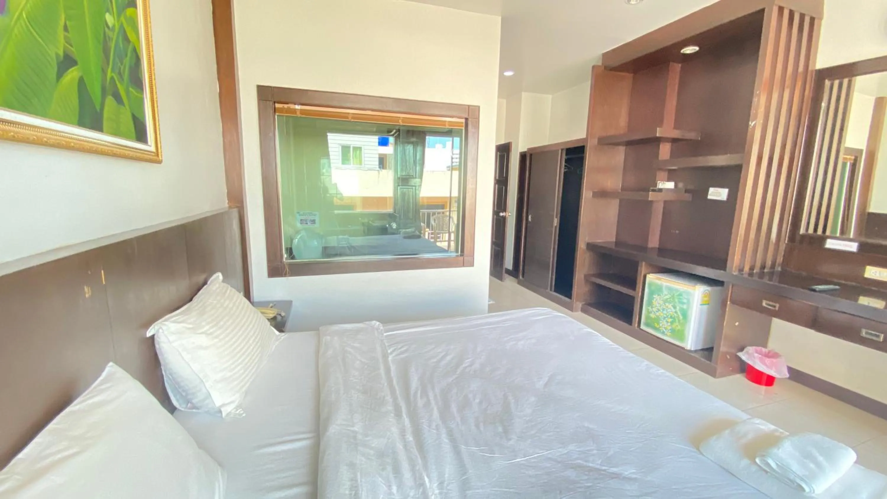 Bed in SM Patong Resort