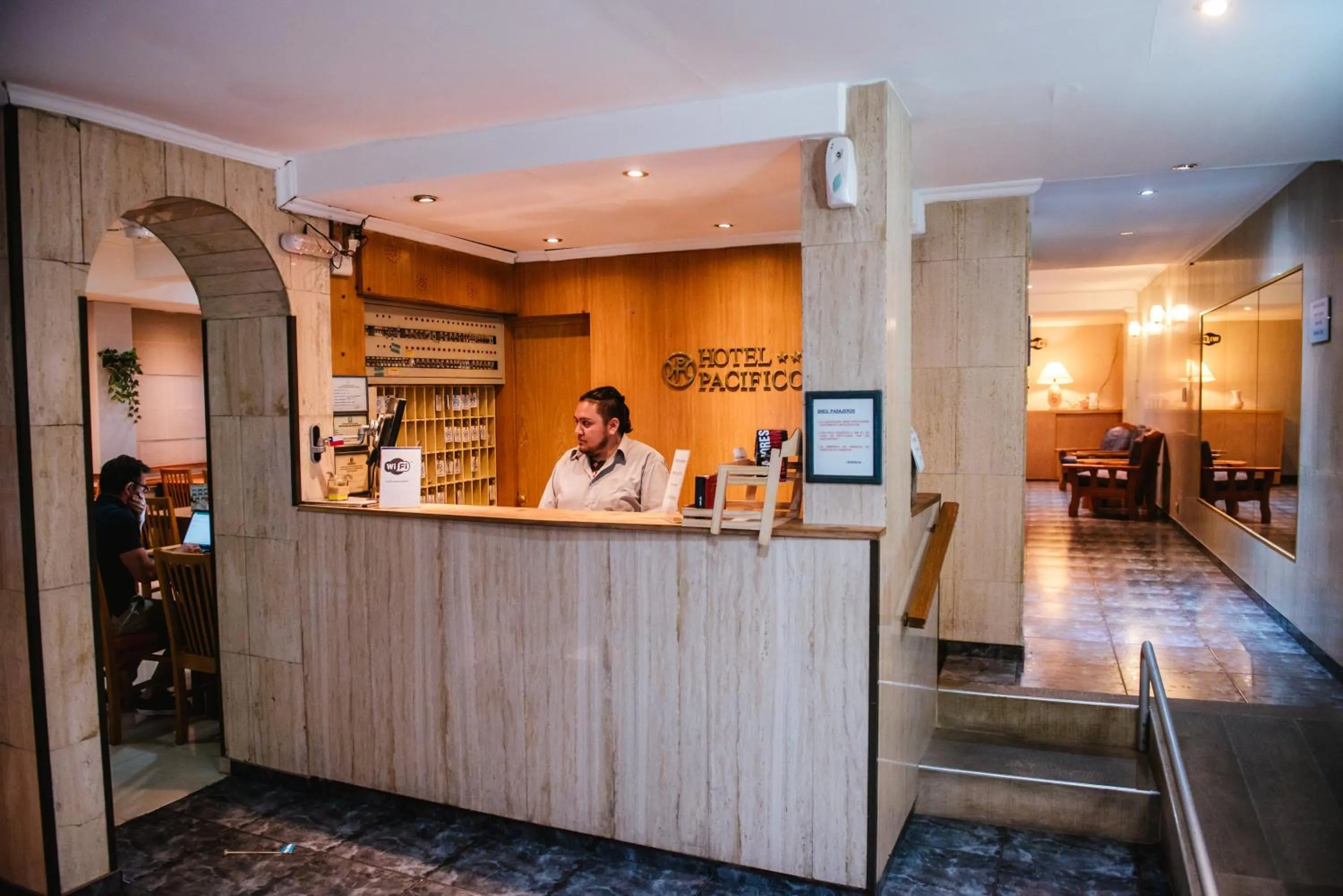 Lobby or reception in Hotel Pacífico