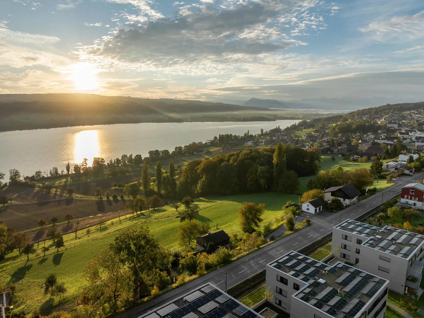 Landmark view in Aparthotel Beinwil am See