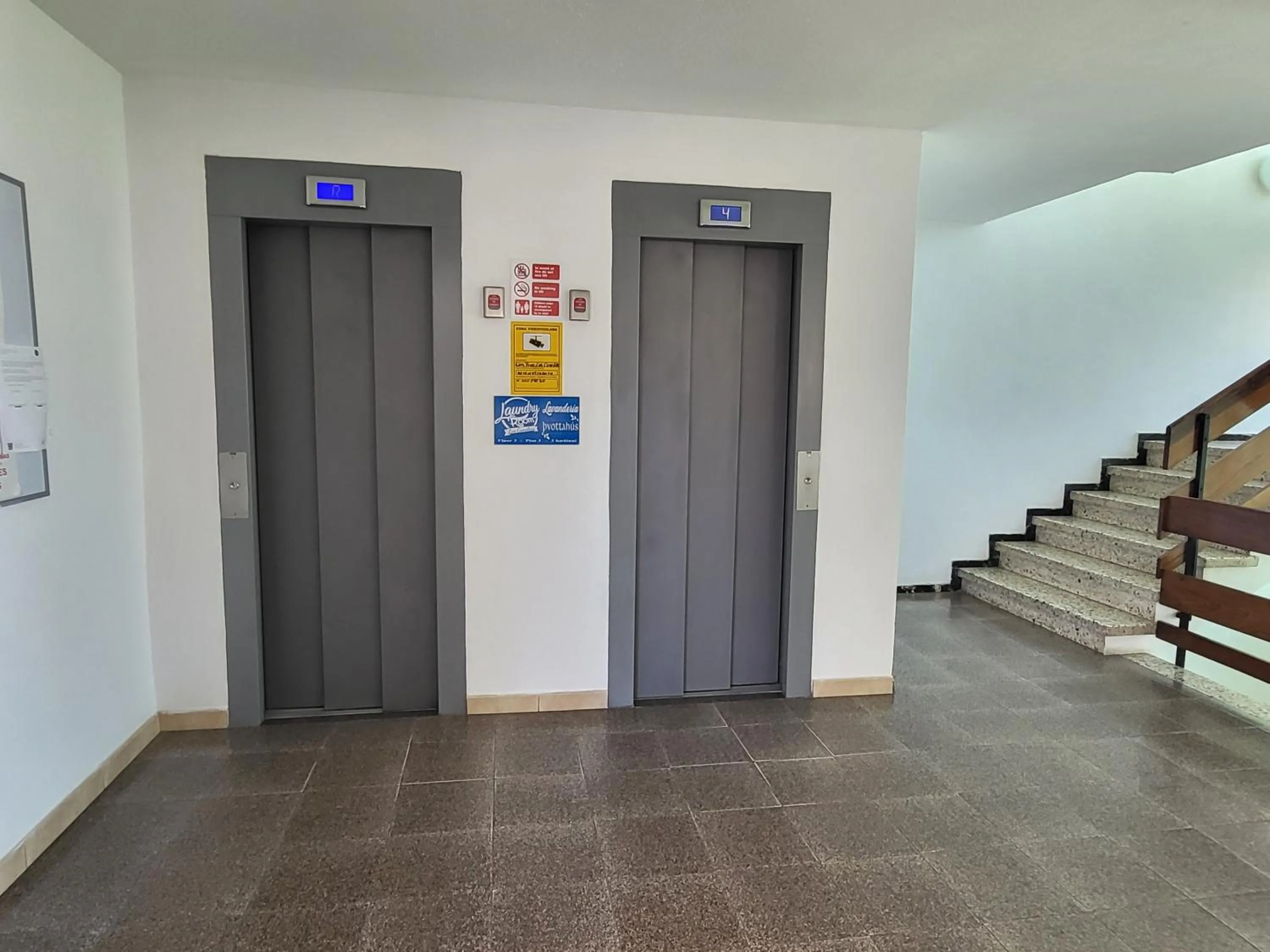 elevator in Las Camelias Apartments