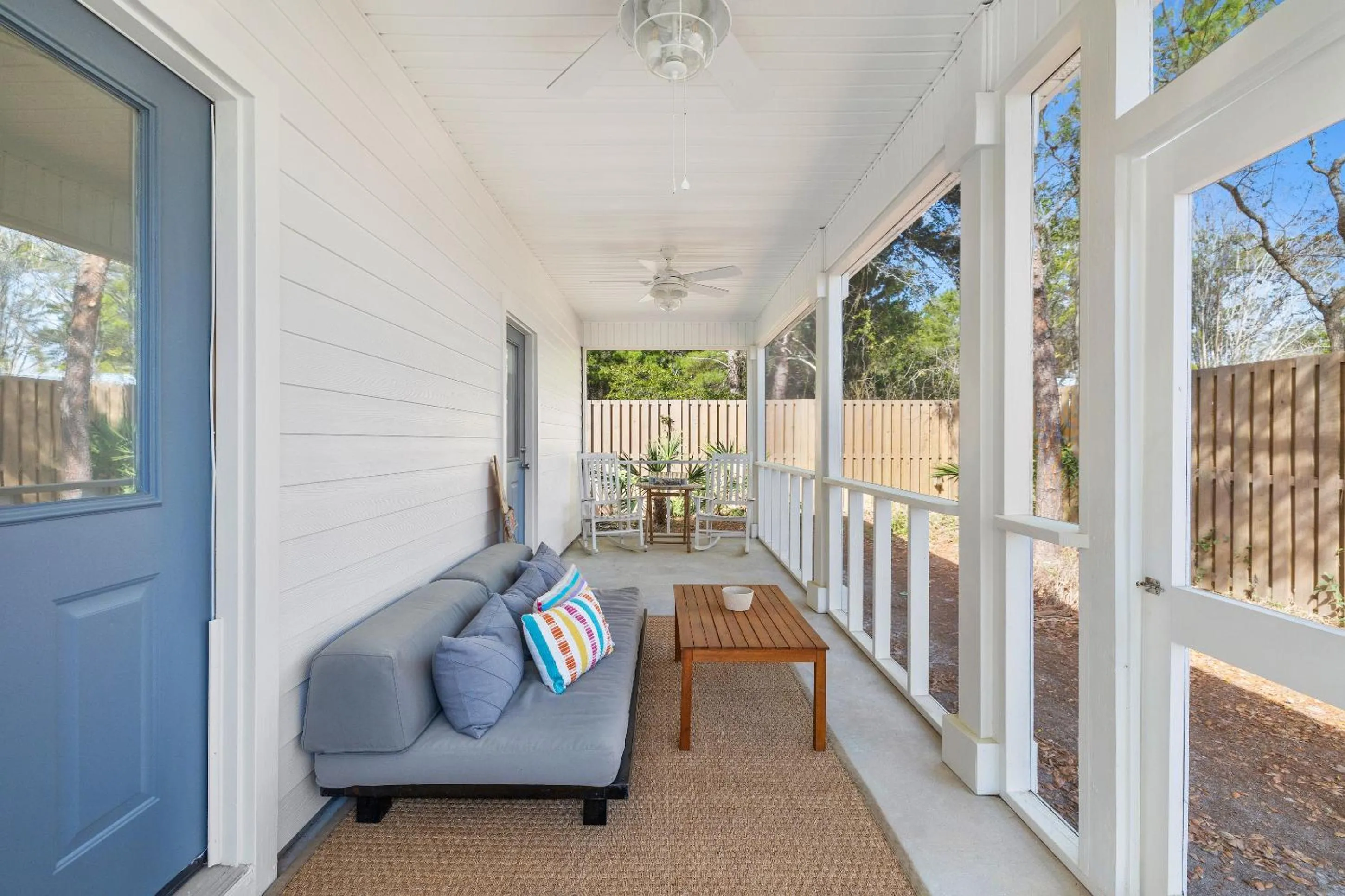 Patio in 30A Beach House - Coconut Cottage by Panhandle Getaways