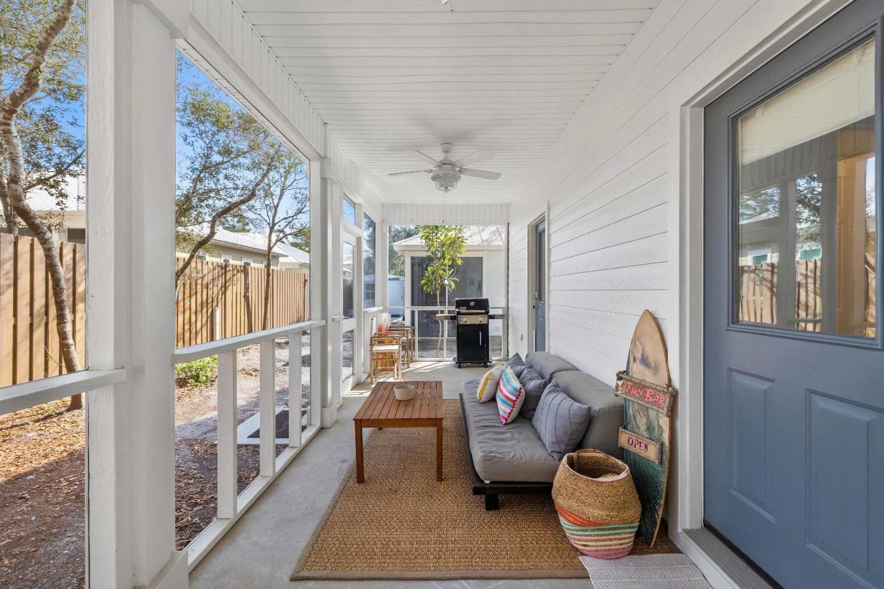 Patio in 30A Beach House - Coconut Cottage by Panhandle Getaways