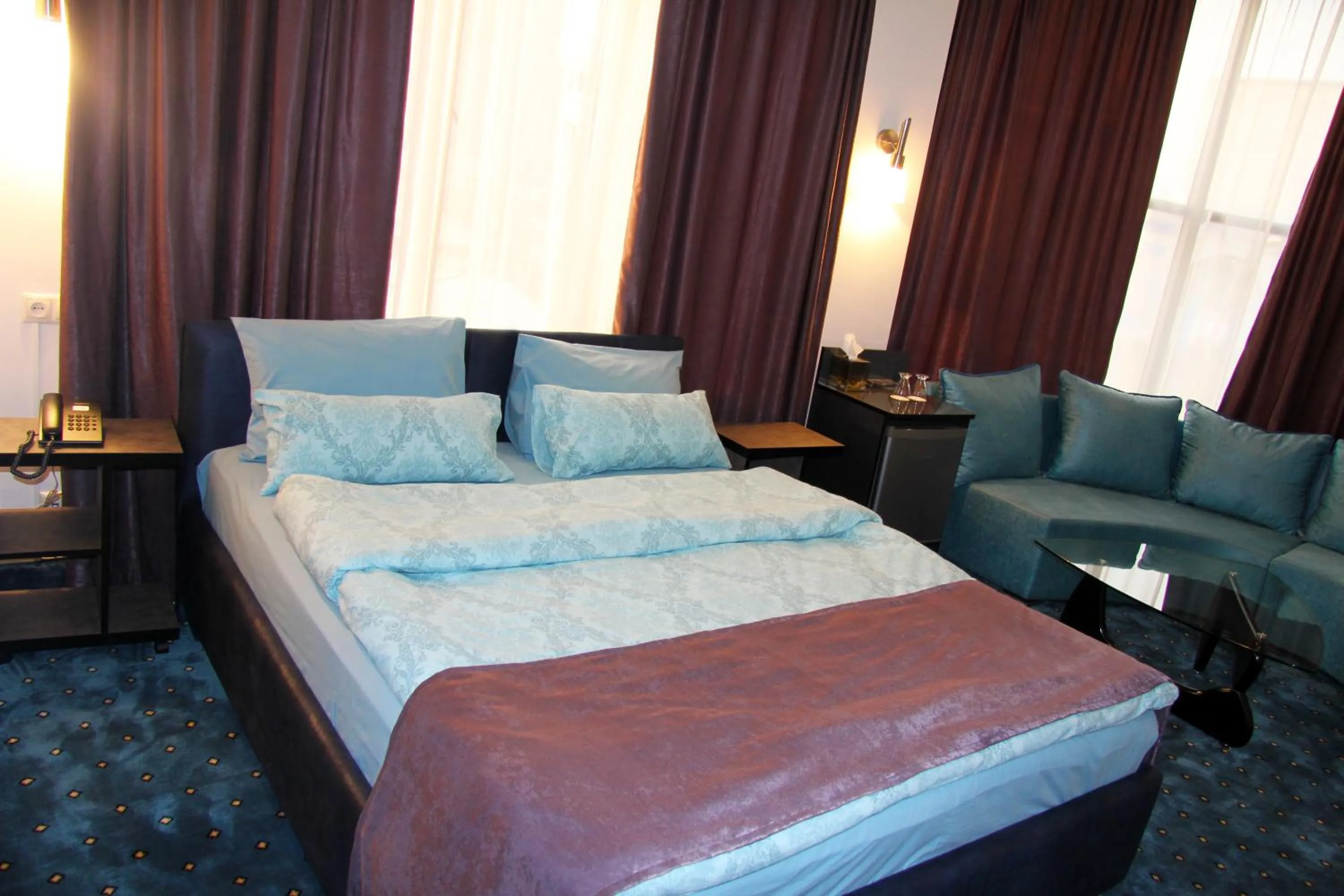 Decorative detail, Bed in Nice Hotel Yerevan