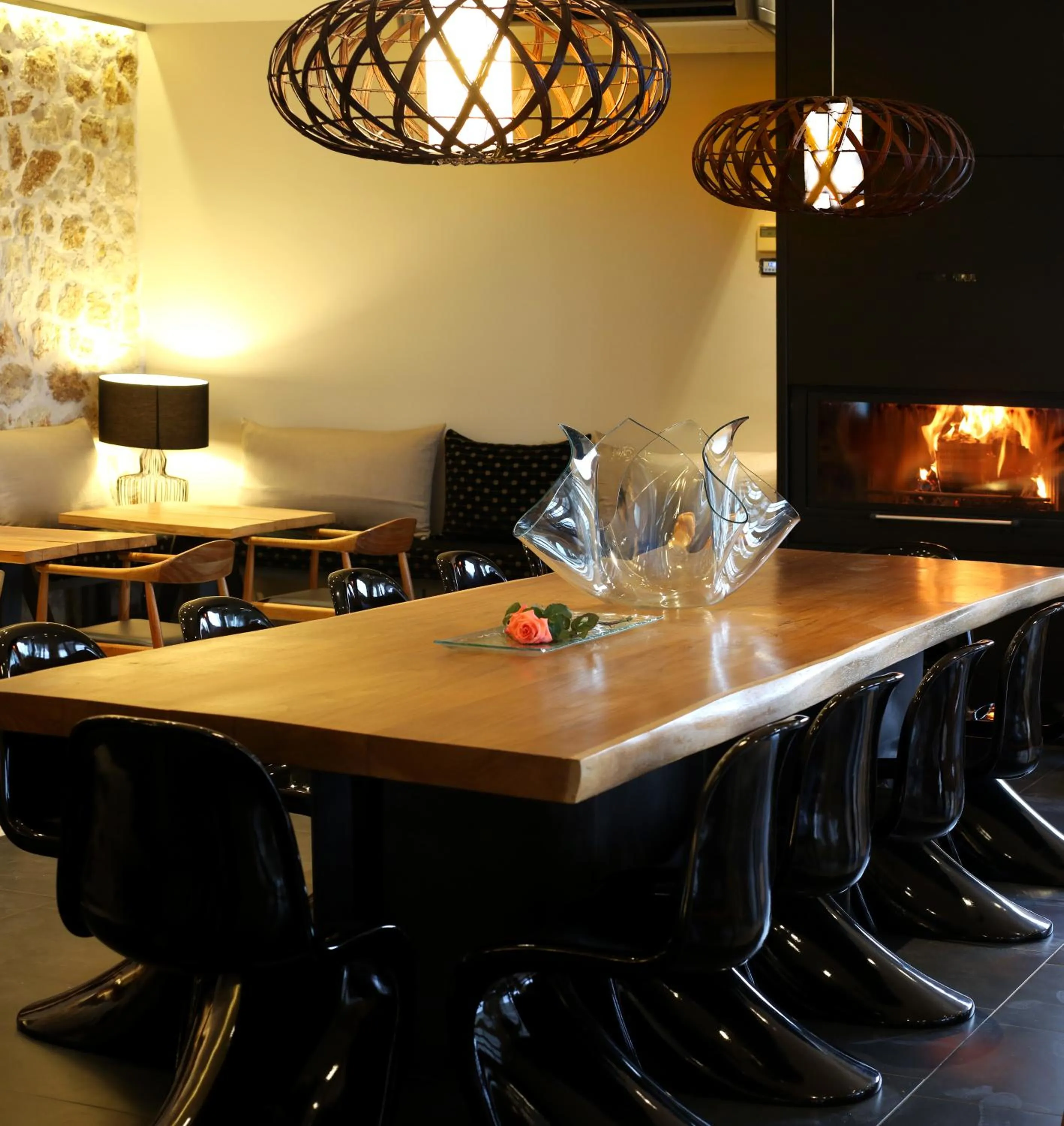 Lounge or bar in Pantokrator Hotel