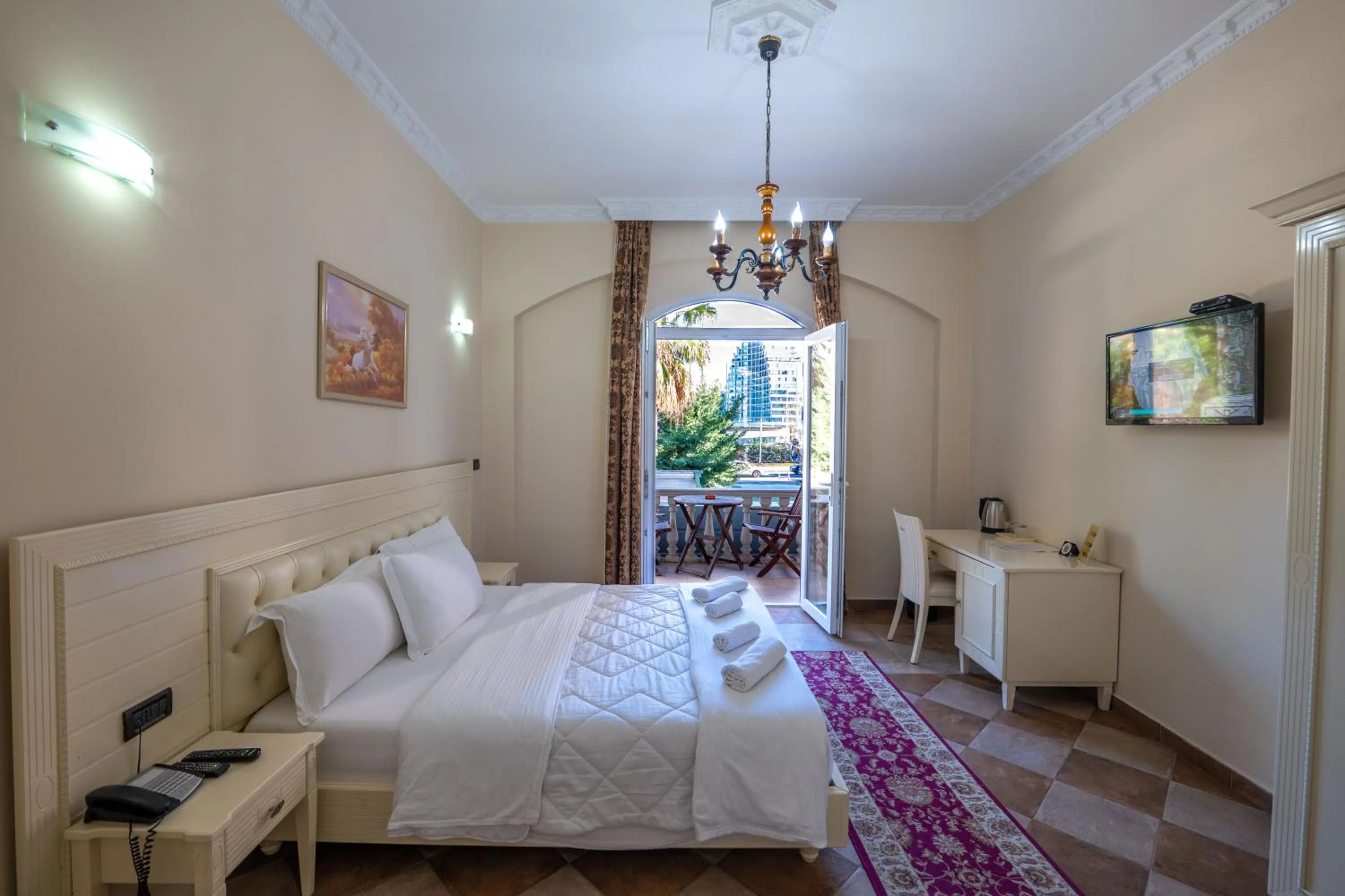 TV and multimedia, Bed in Olimpic Hotel