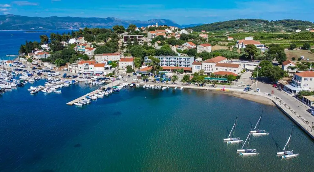 Bird's eye view in Hotel Lumbarda