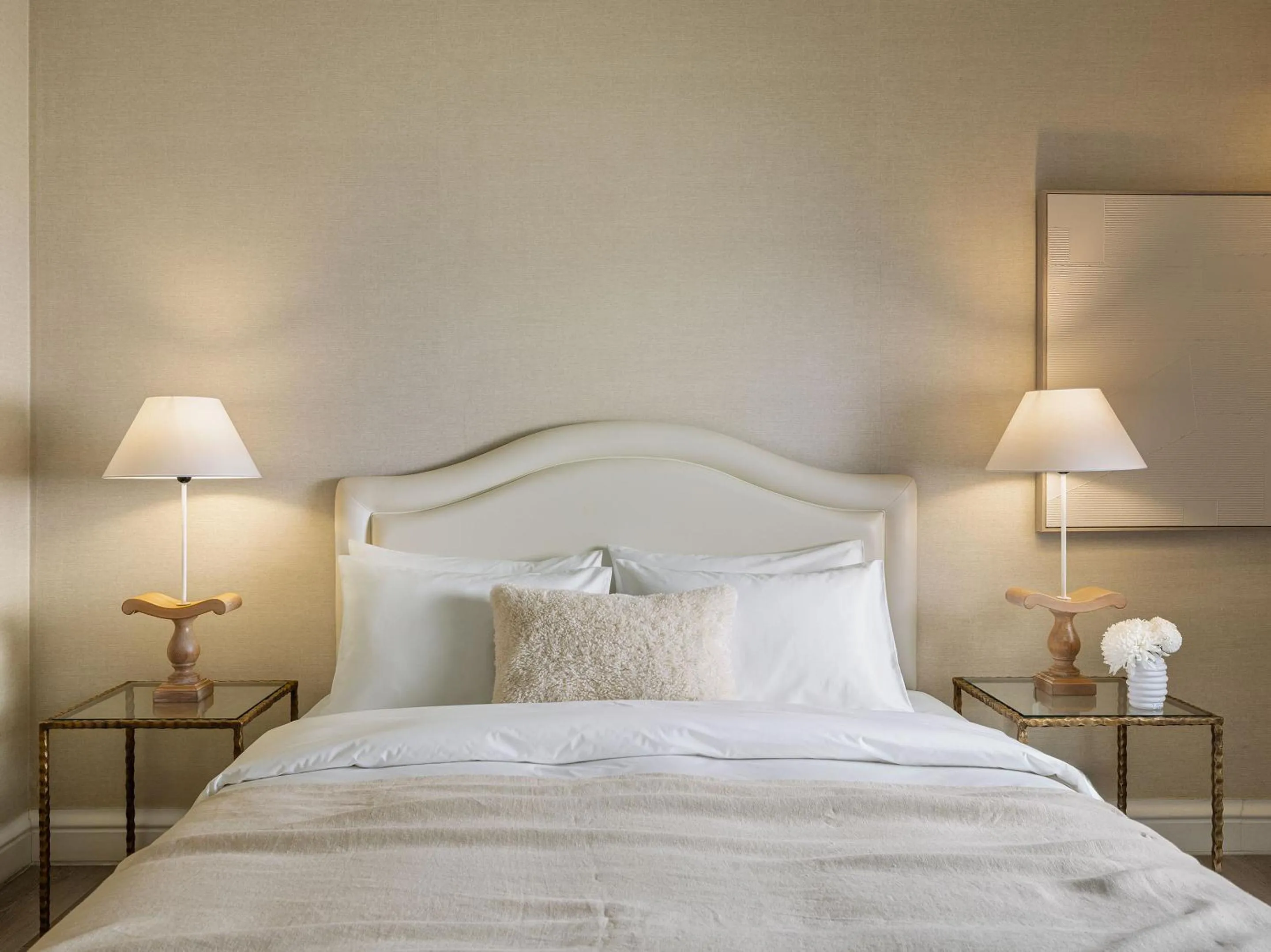 Bed in Grecotel Larissa Imperial